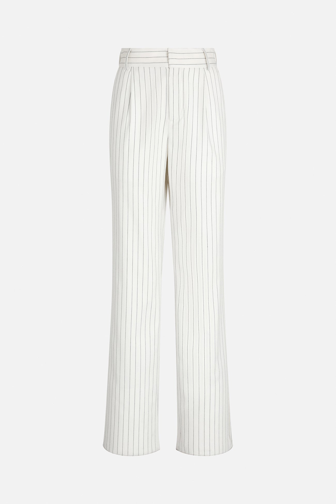 Pinstripe High Waist Trousers