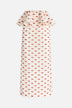 Lips Peplum Midi Skirt