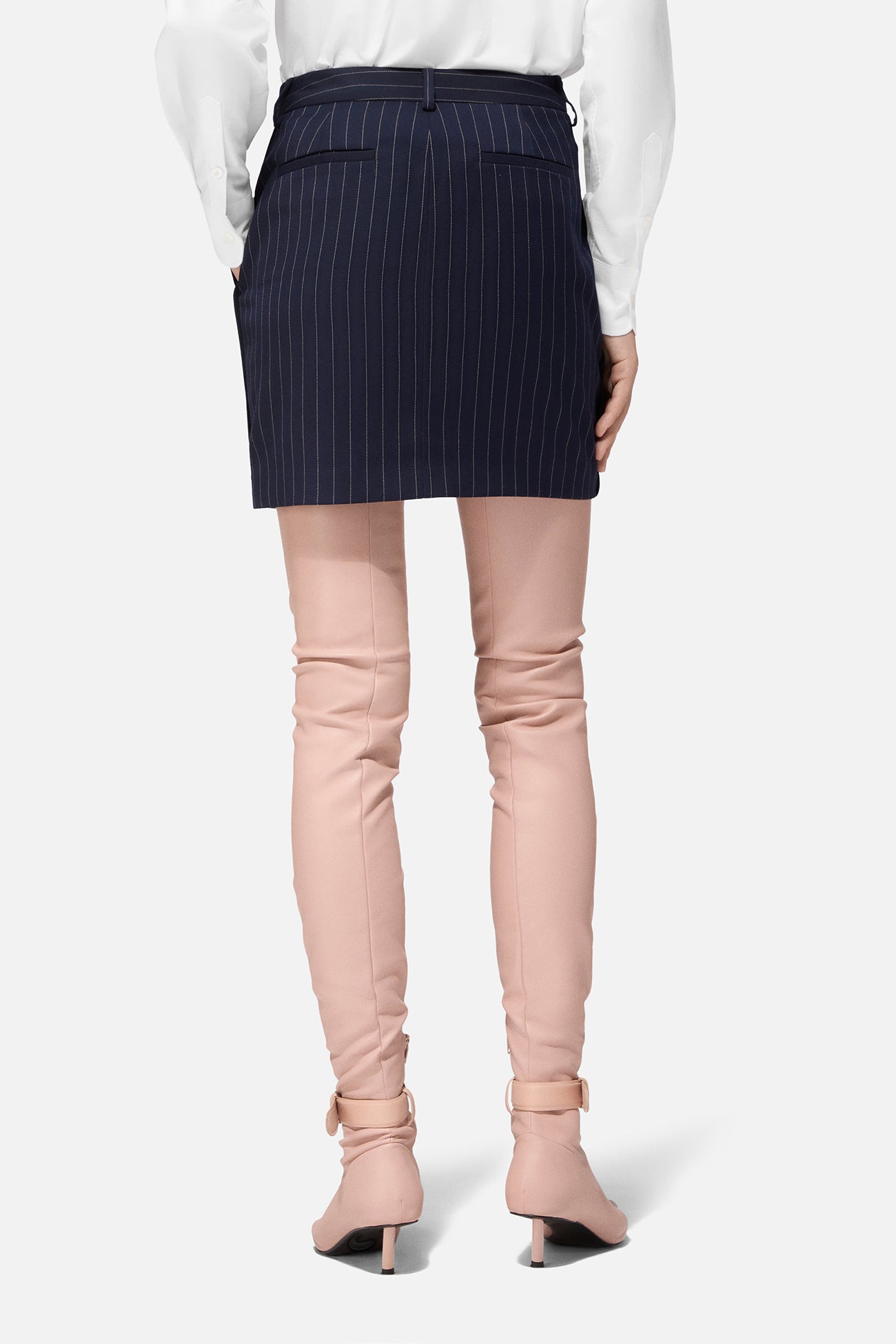 Pinstripe Mini Skirt