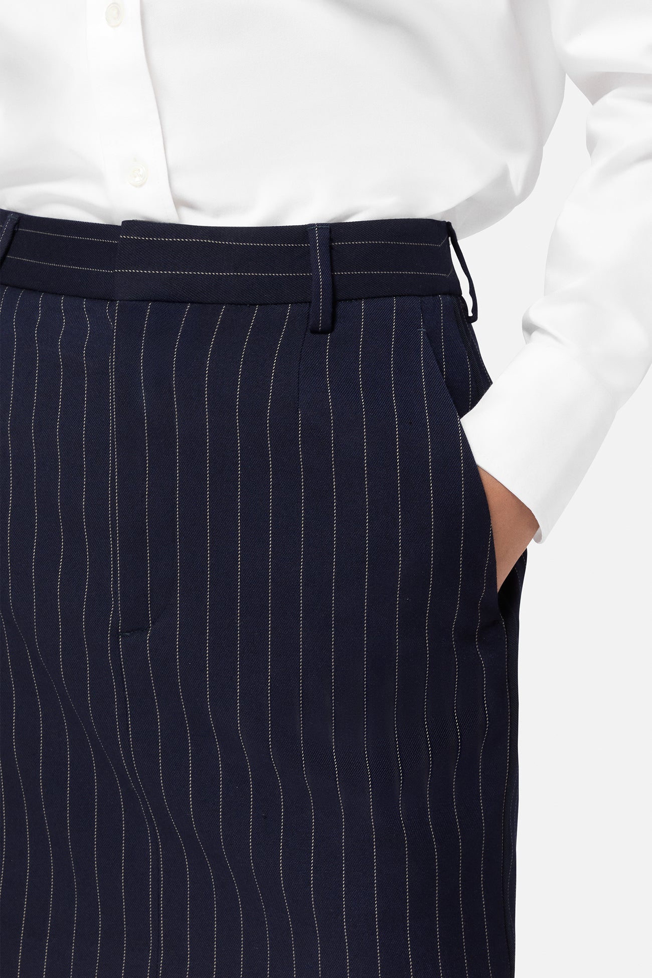 Pinstripe Mini Skirt