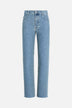 Cupid Raw Straight Jeans