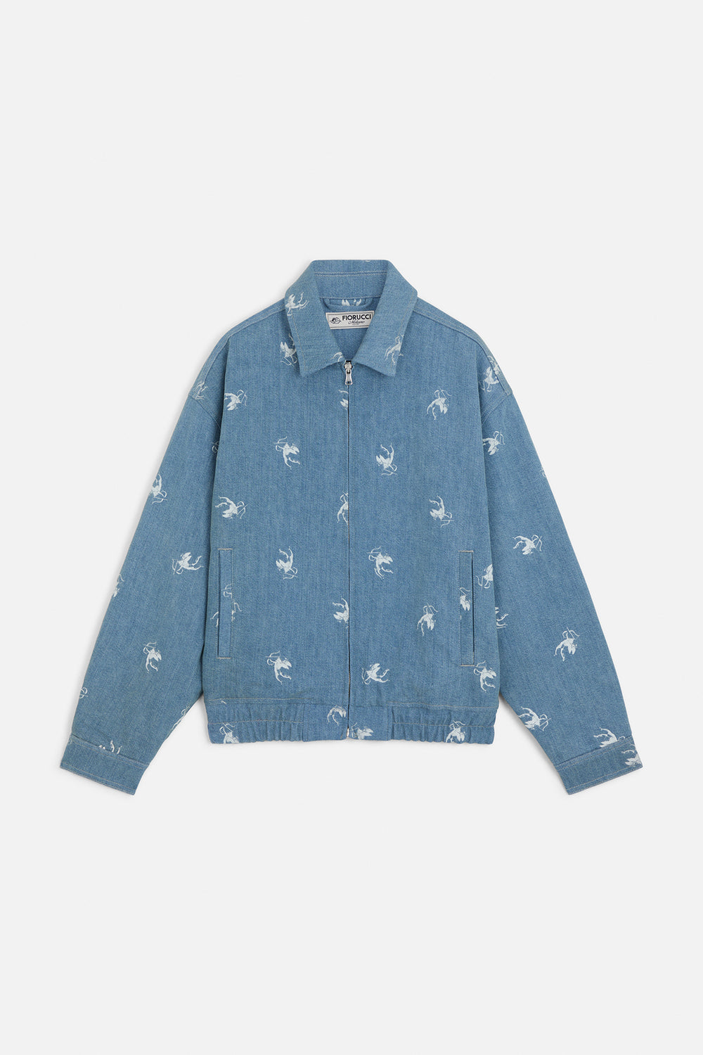 Cupid Denim Bomber Jacket