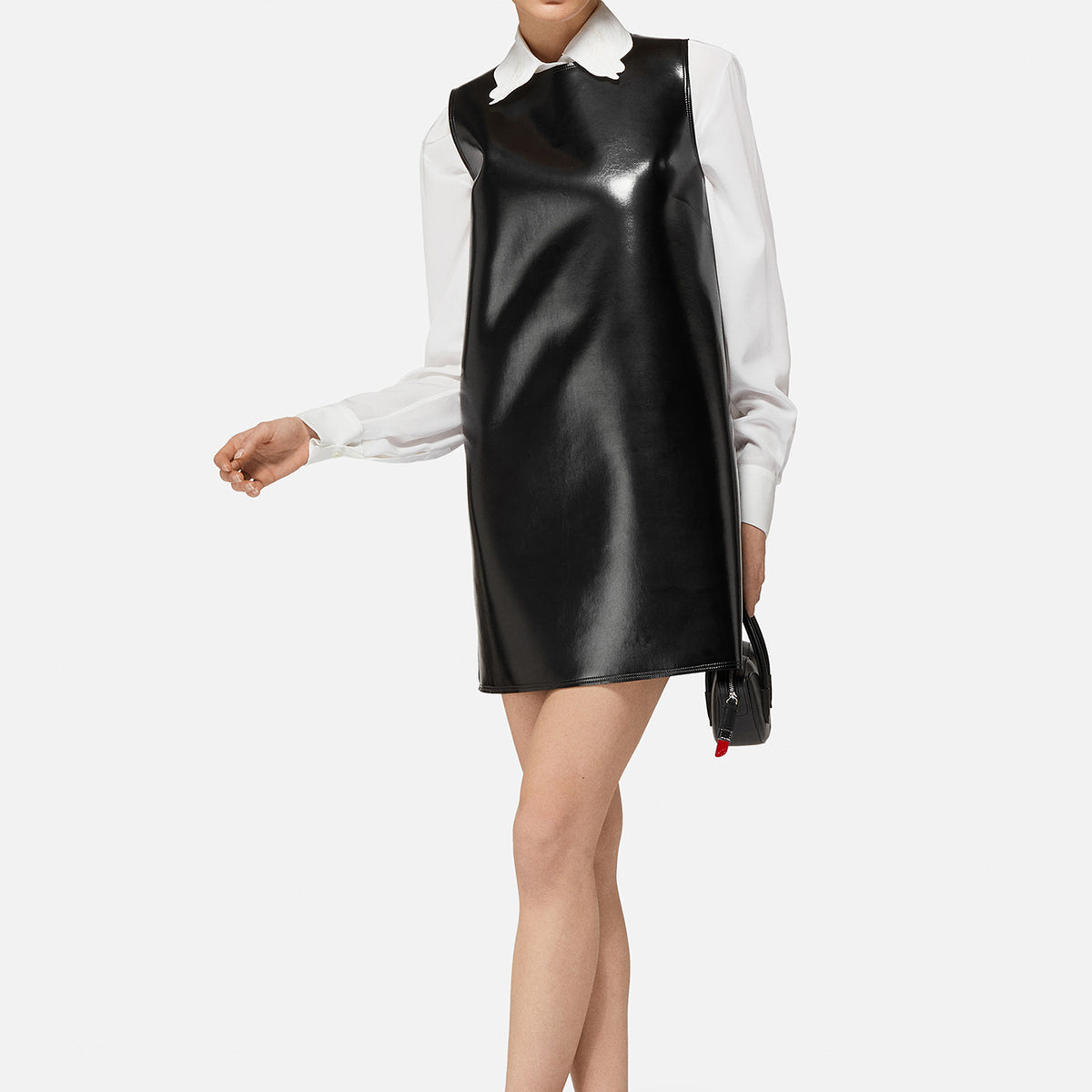 Vinyl Mini Dress