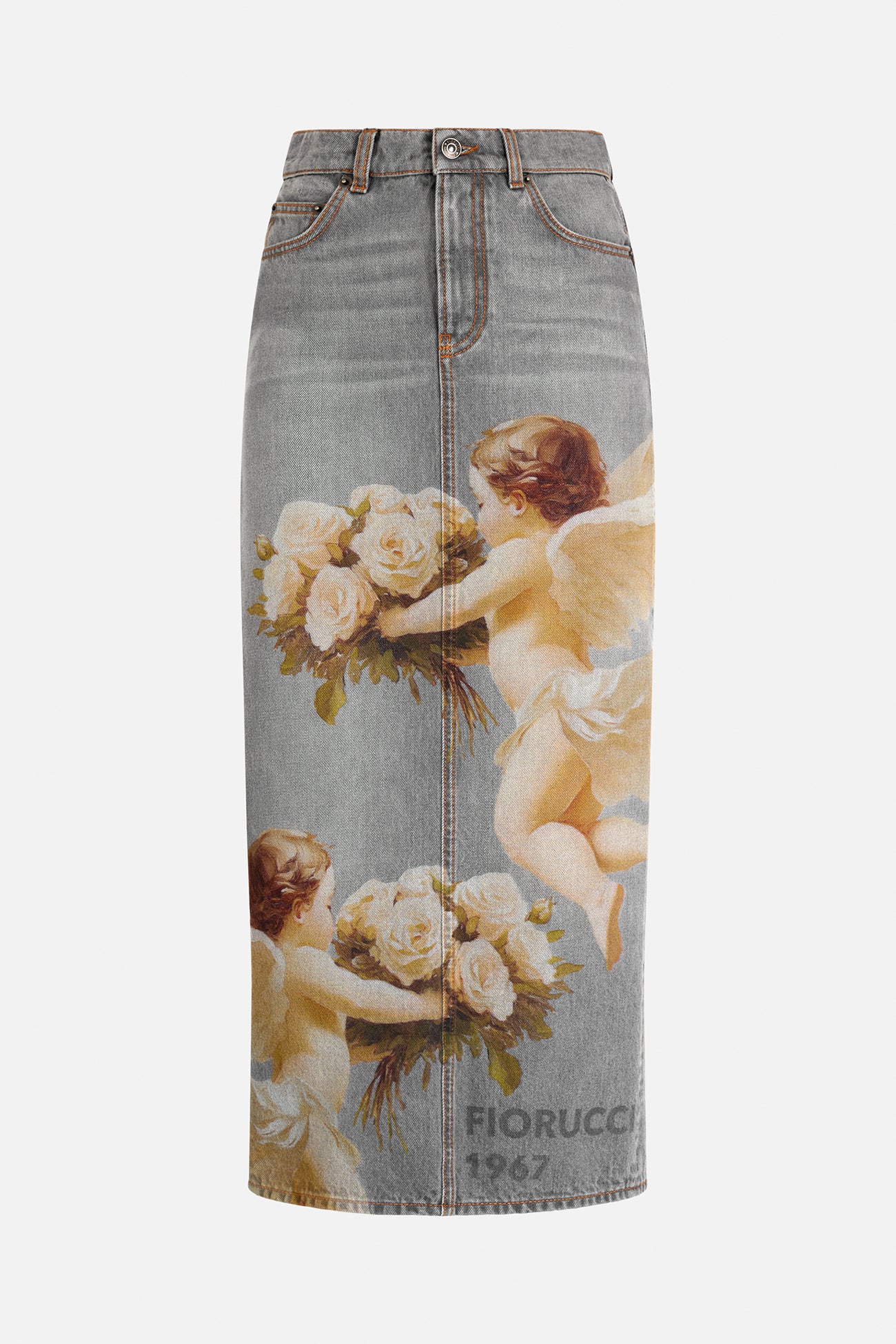Bouquet Angels Midi Skirt