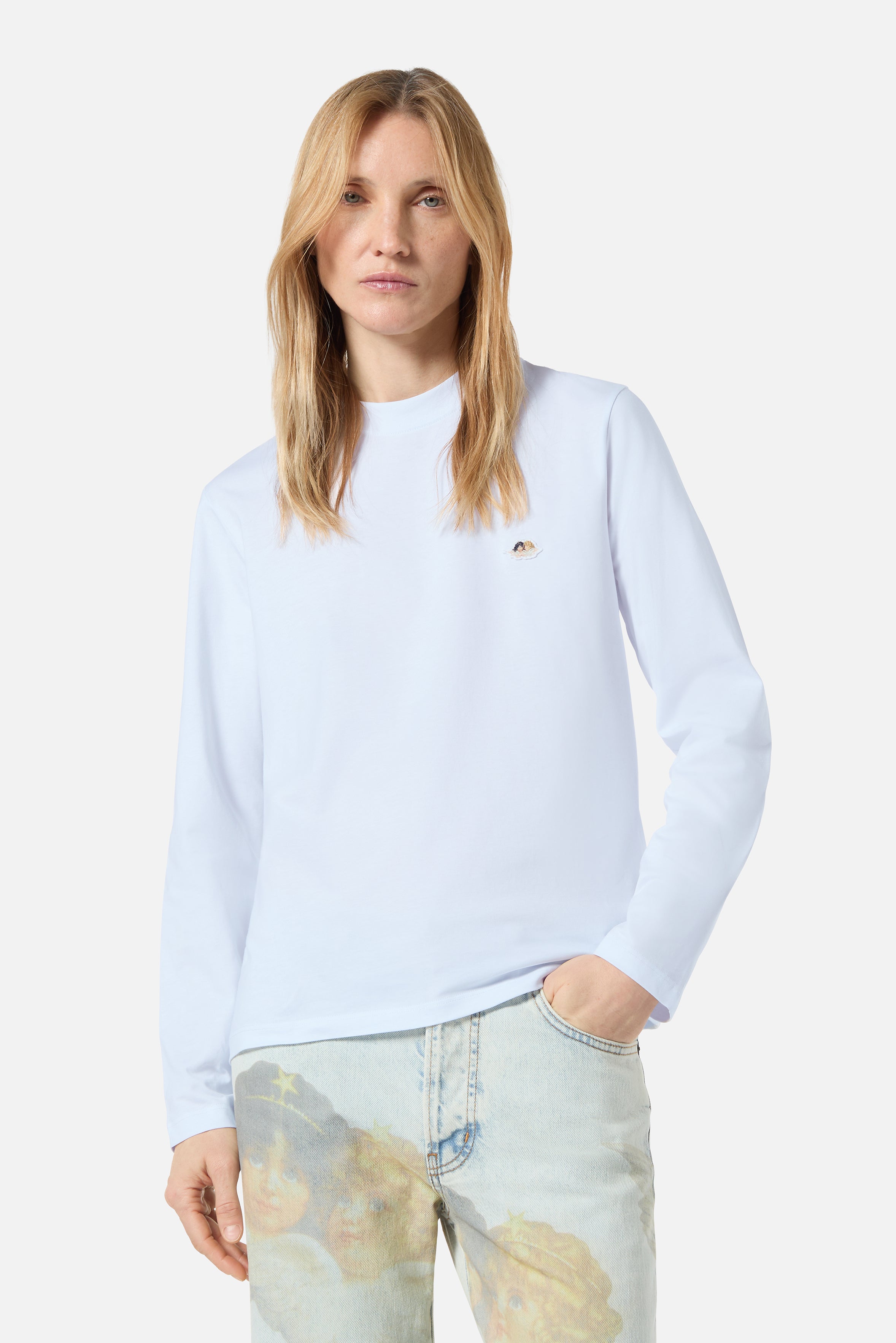 Angels Patch Long Sleeve T-Shirt