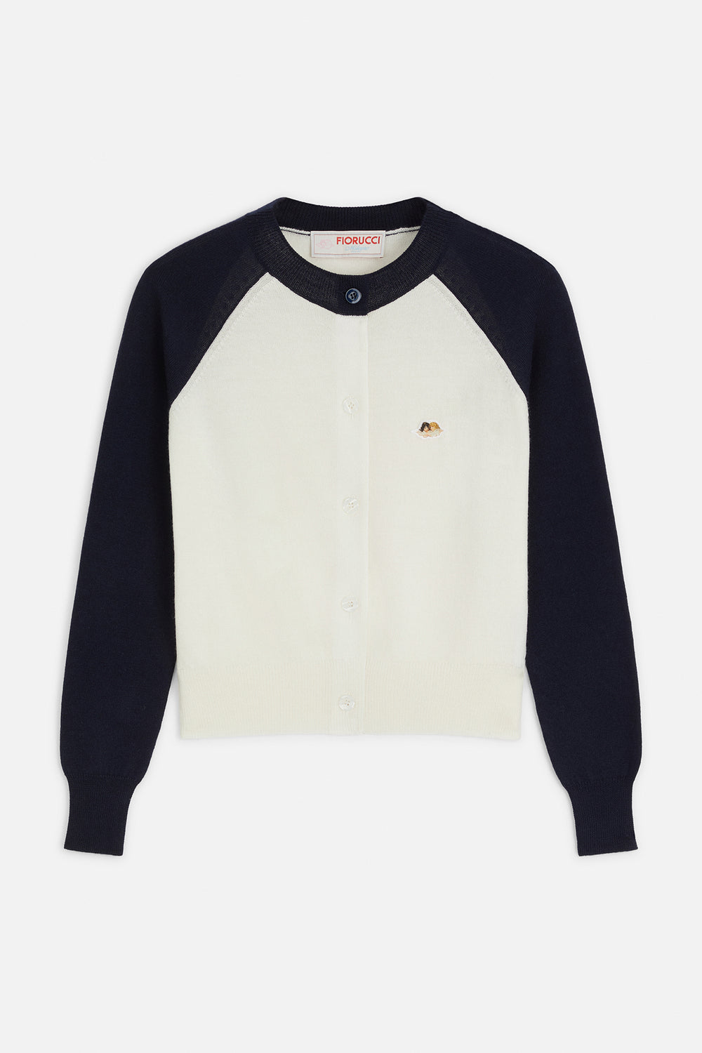 Angels Patch Cropped Cardigan