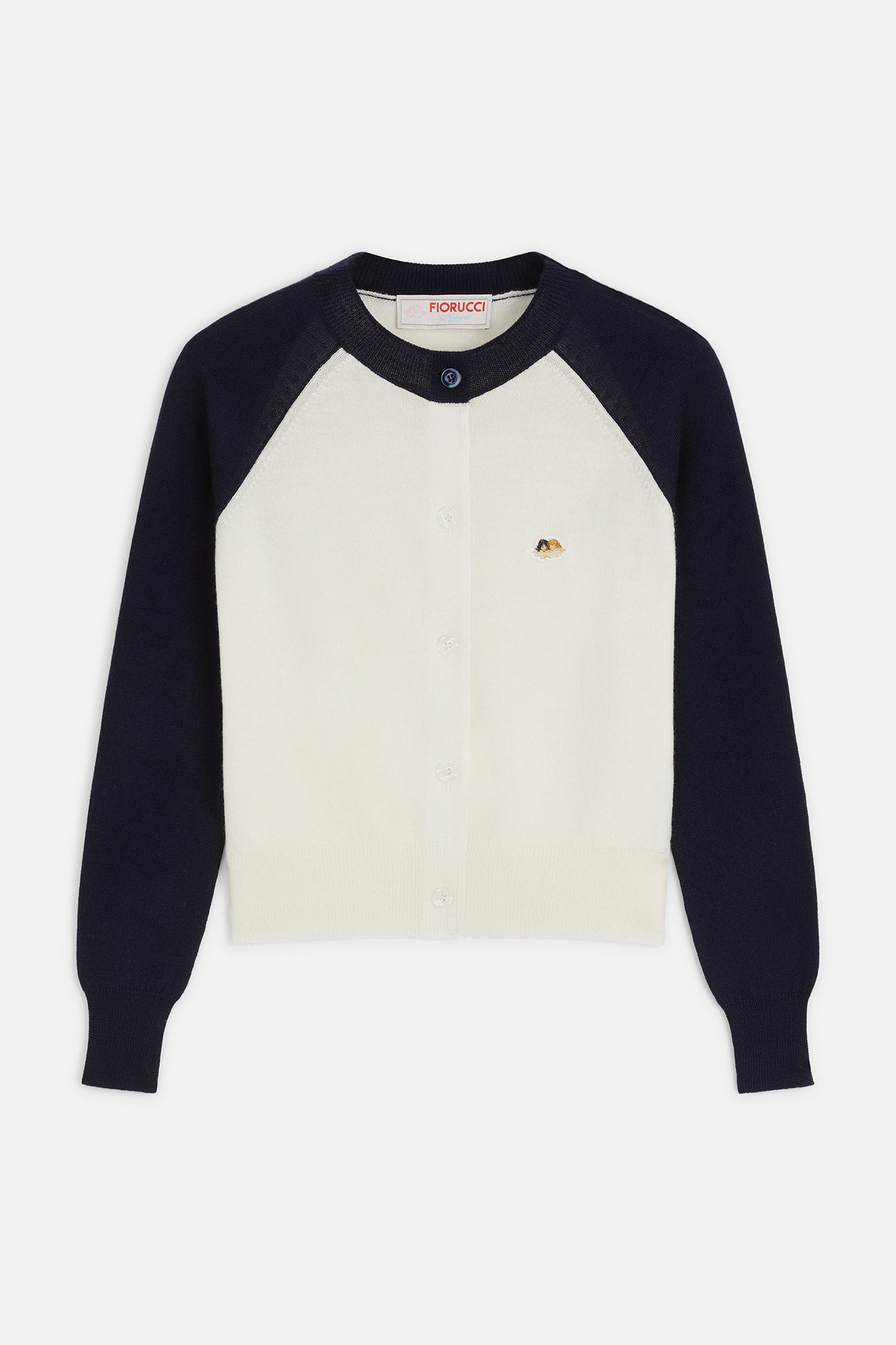Angels Patch Cropped Cardigan