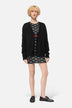 Lip Button Cardigan