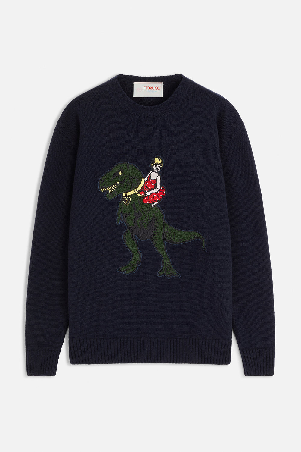 Maglione Patch T-Rex