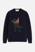 Maglione Patch T-Rex