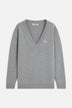 V-Neck Angels Patch Sweater