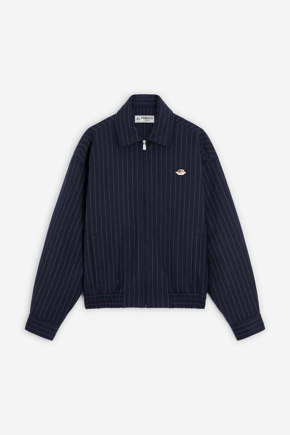 Pinstripe Bomber Jacket
