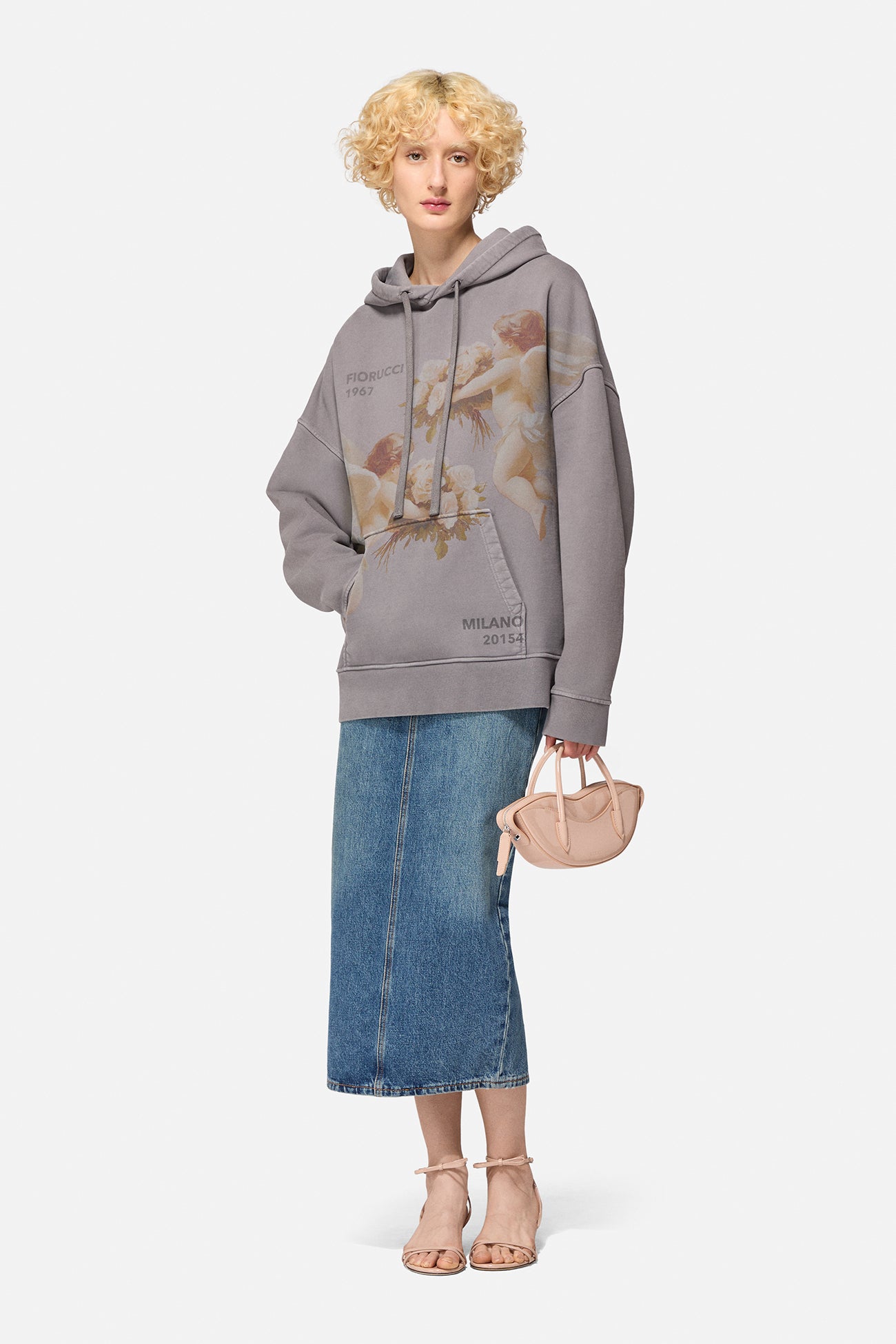 Bouquet Angels Relaxed Hoodie