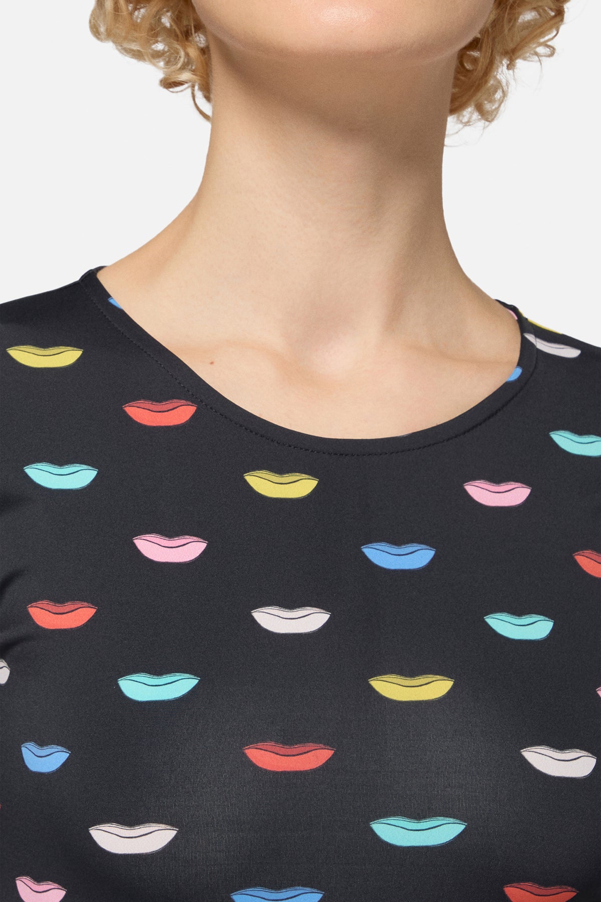 Lips Long Sleeve Top