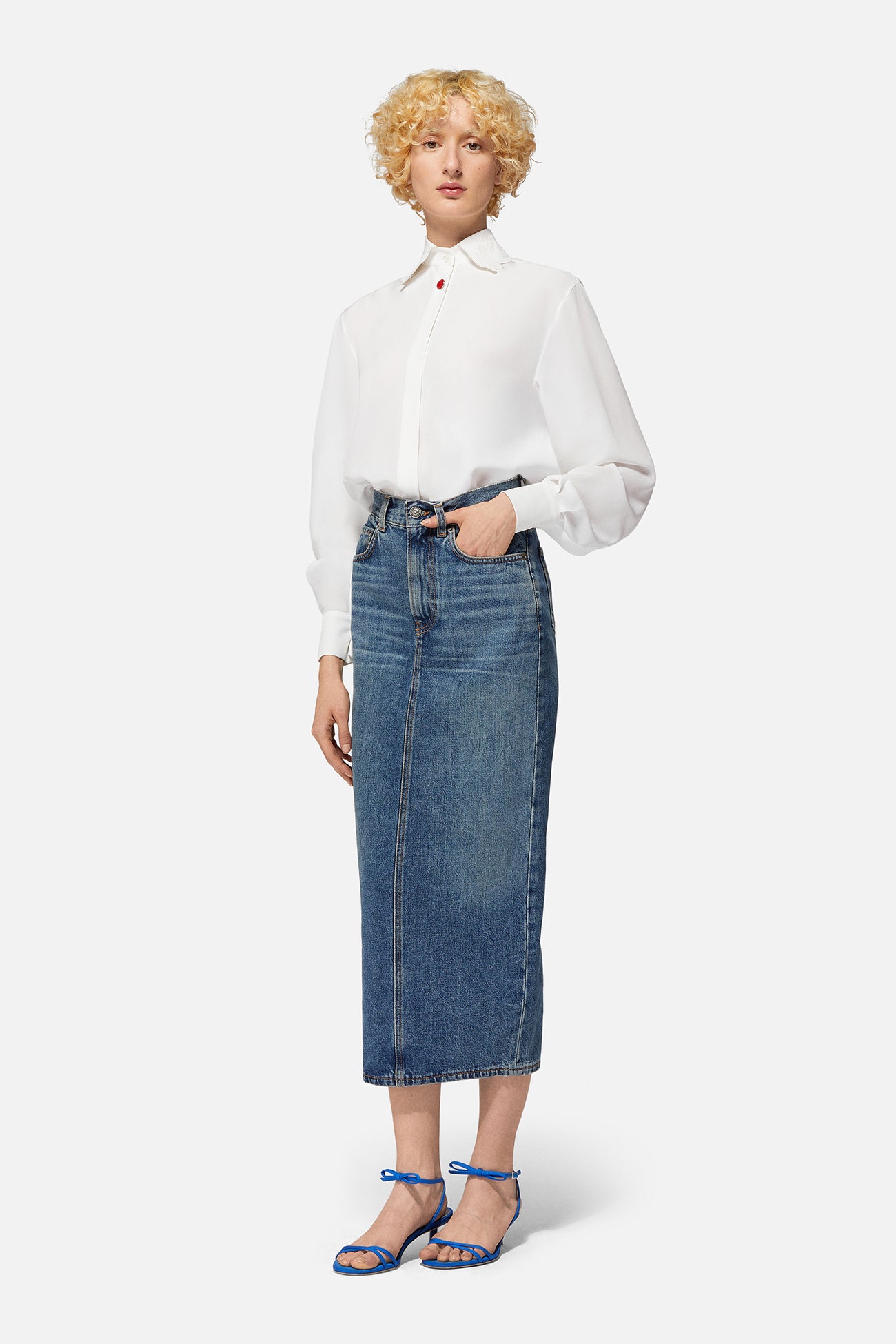 Double Cupid Collar Shirt