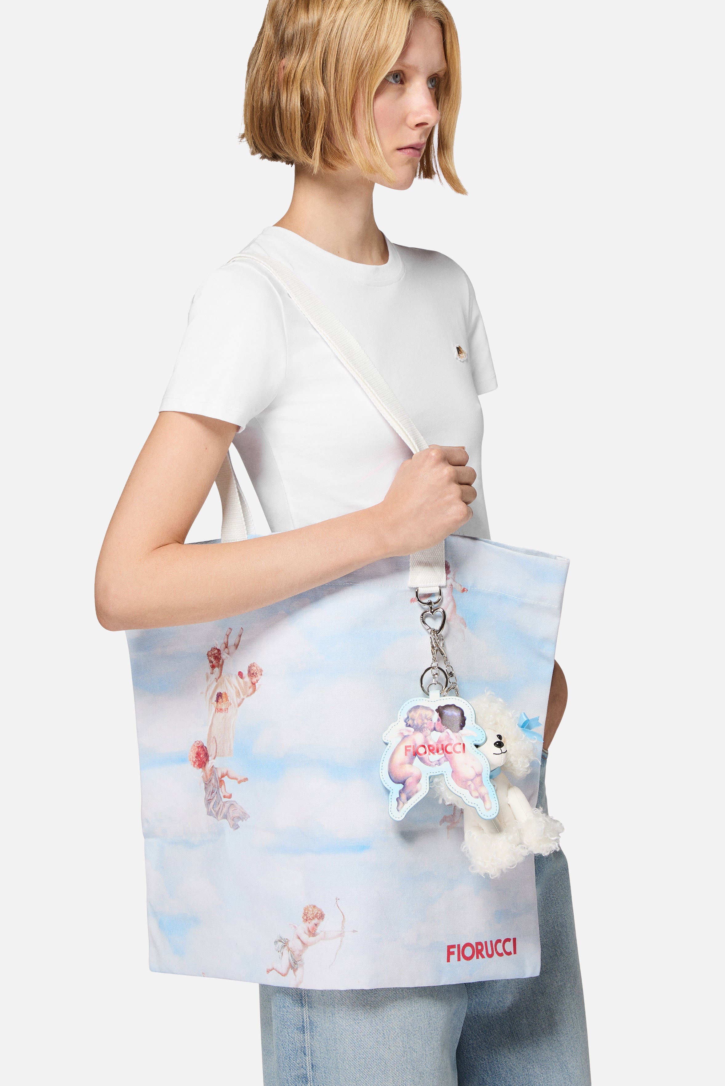 Beatitudo Tote Bag Light Blue