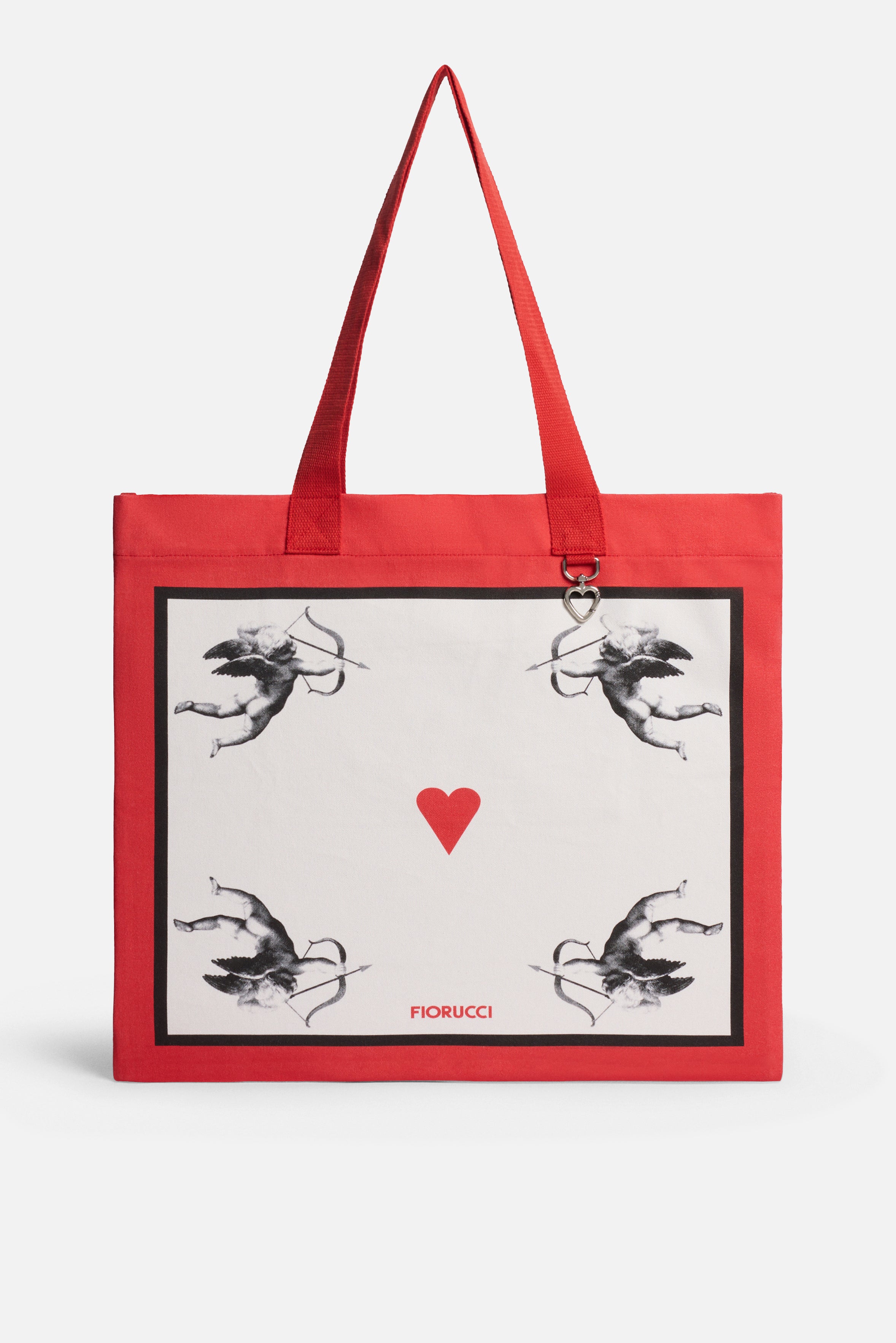 Double Cupid Tote Bag Red