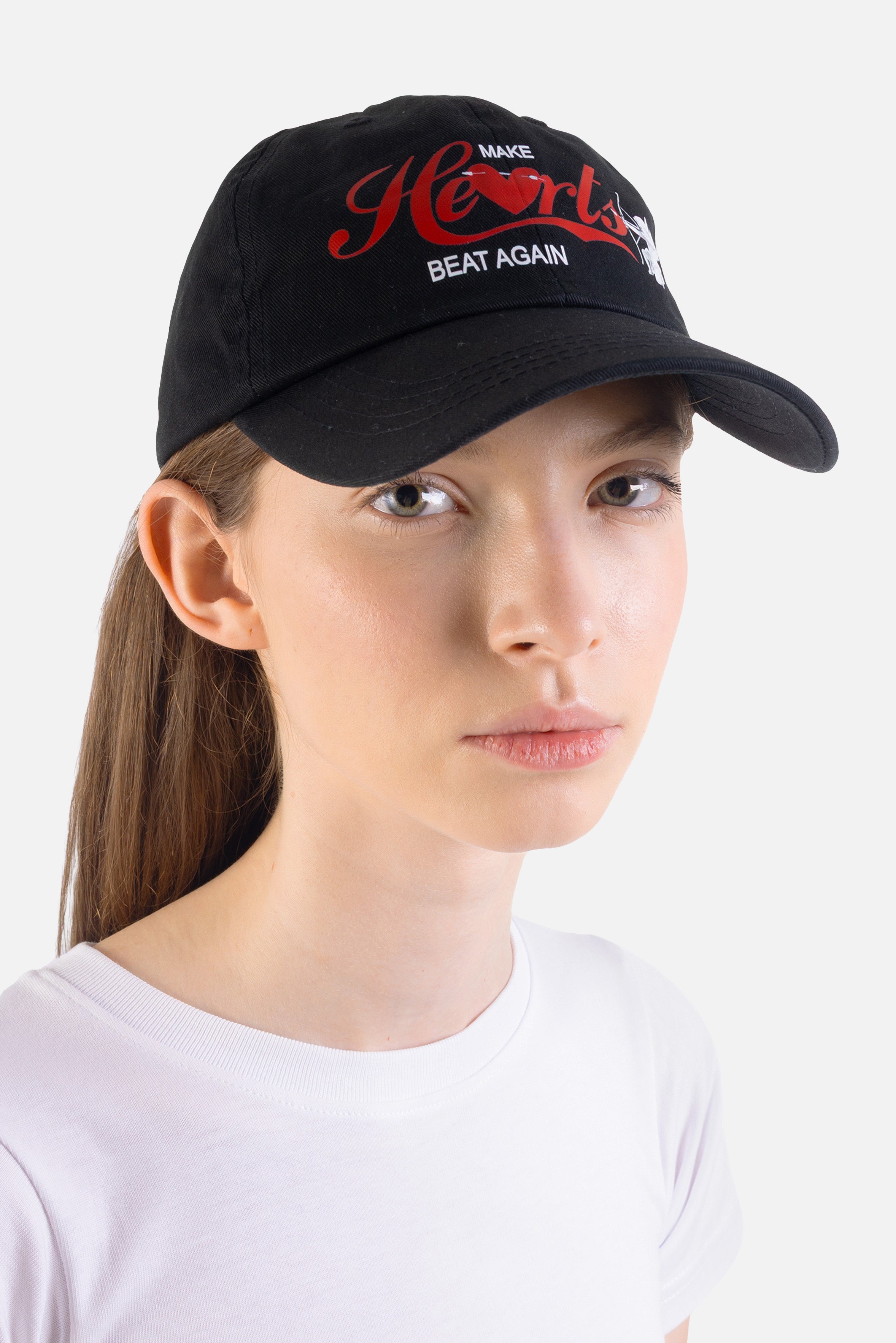 Make Hearts Beat Again Cap Black