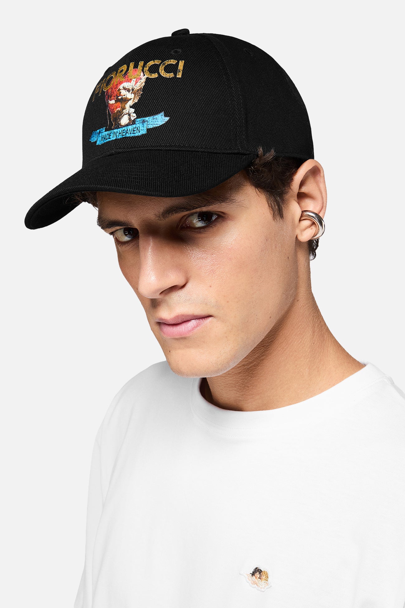 Rock Cupid Logo Cap Black