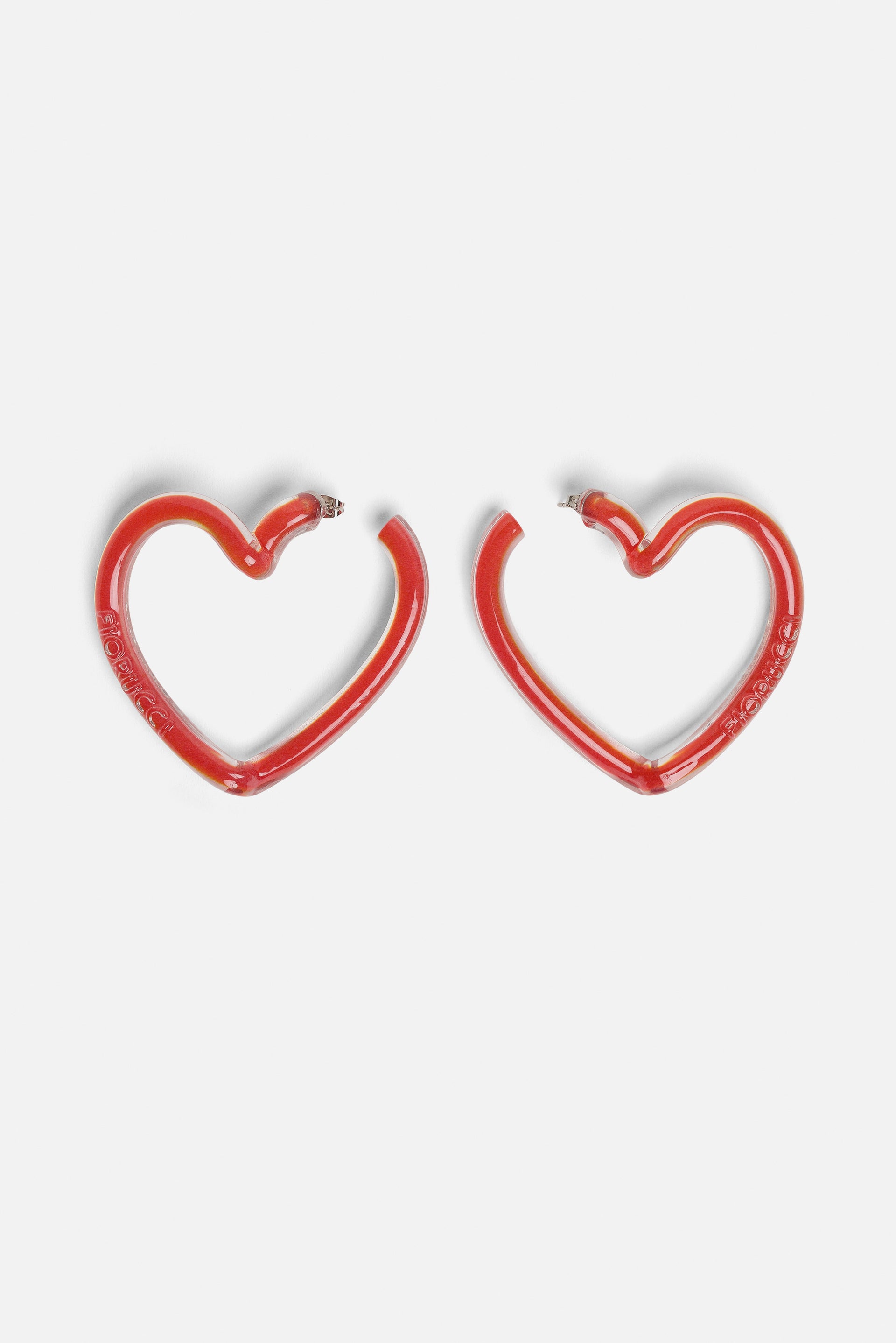 Heart Hoop Earrings