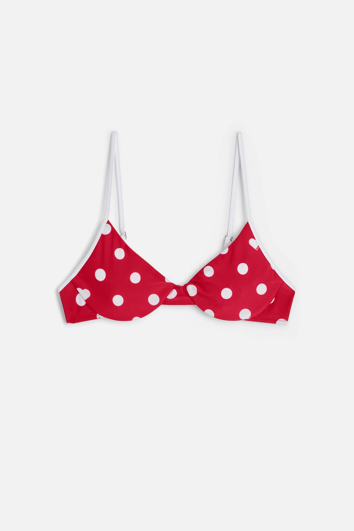 Polka Dot Bikini Top