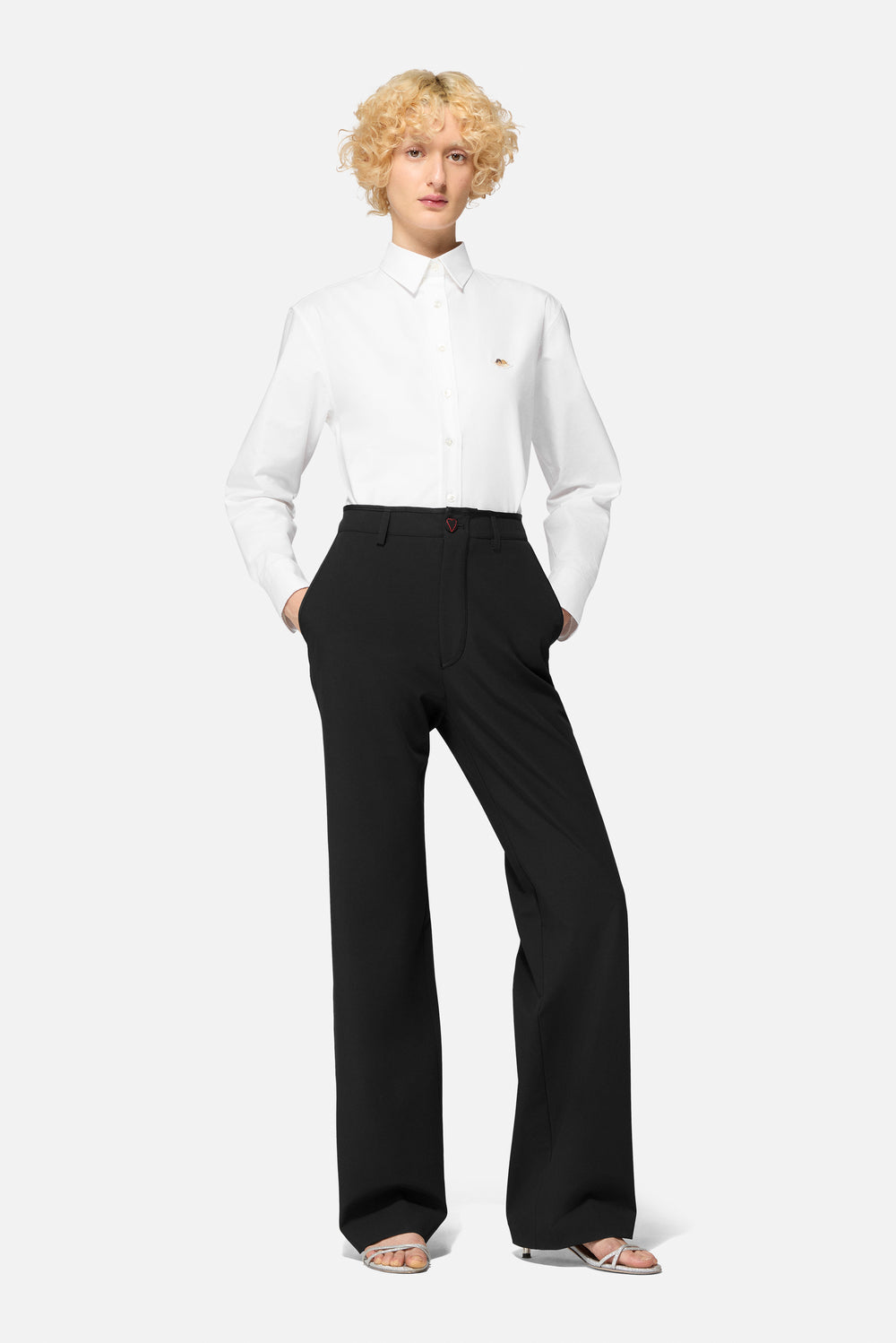 Satin Piping Trousers