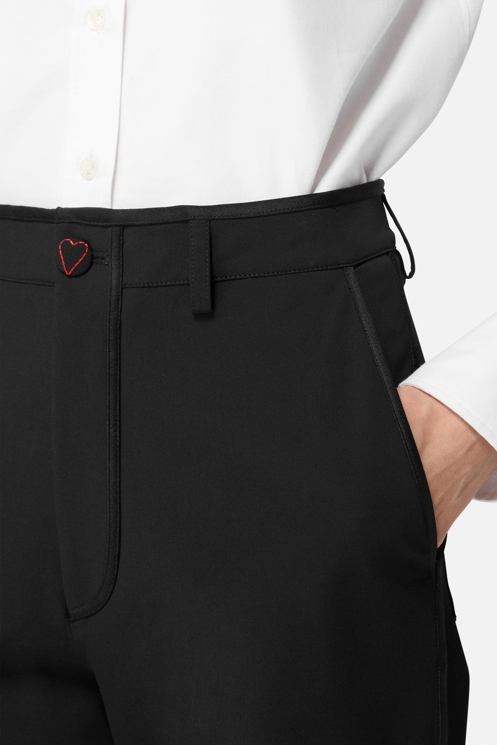 Sating Piping Trousers