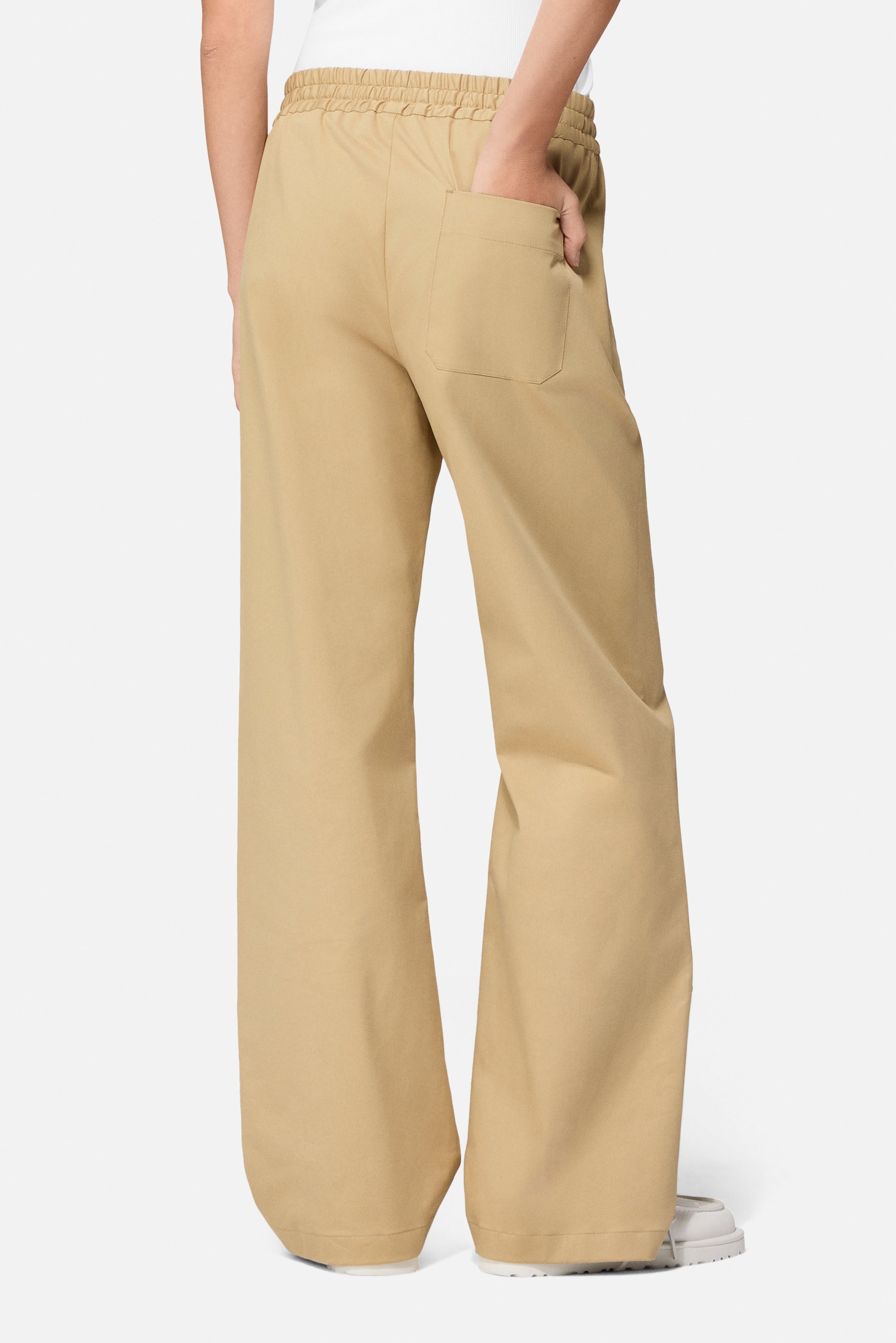 Gabardine Trousers Beige