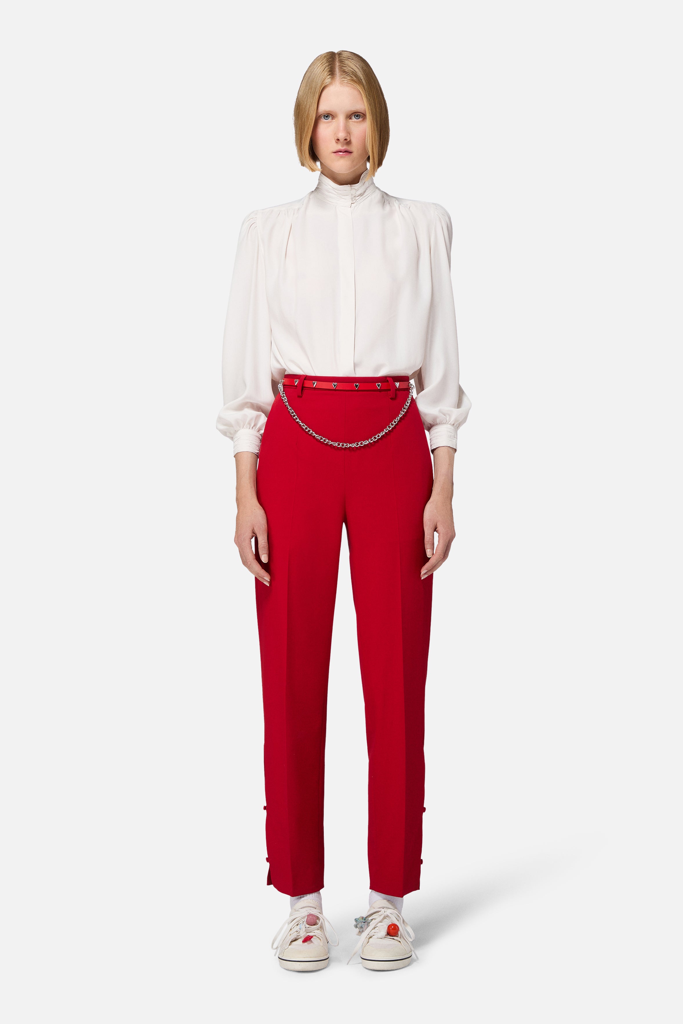 Tailored Trousers Red