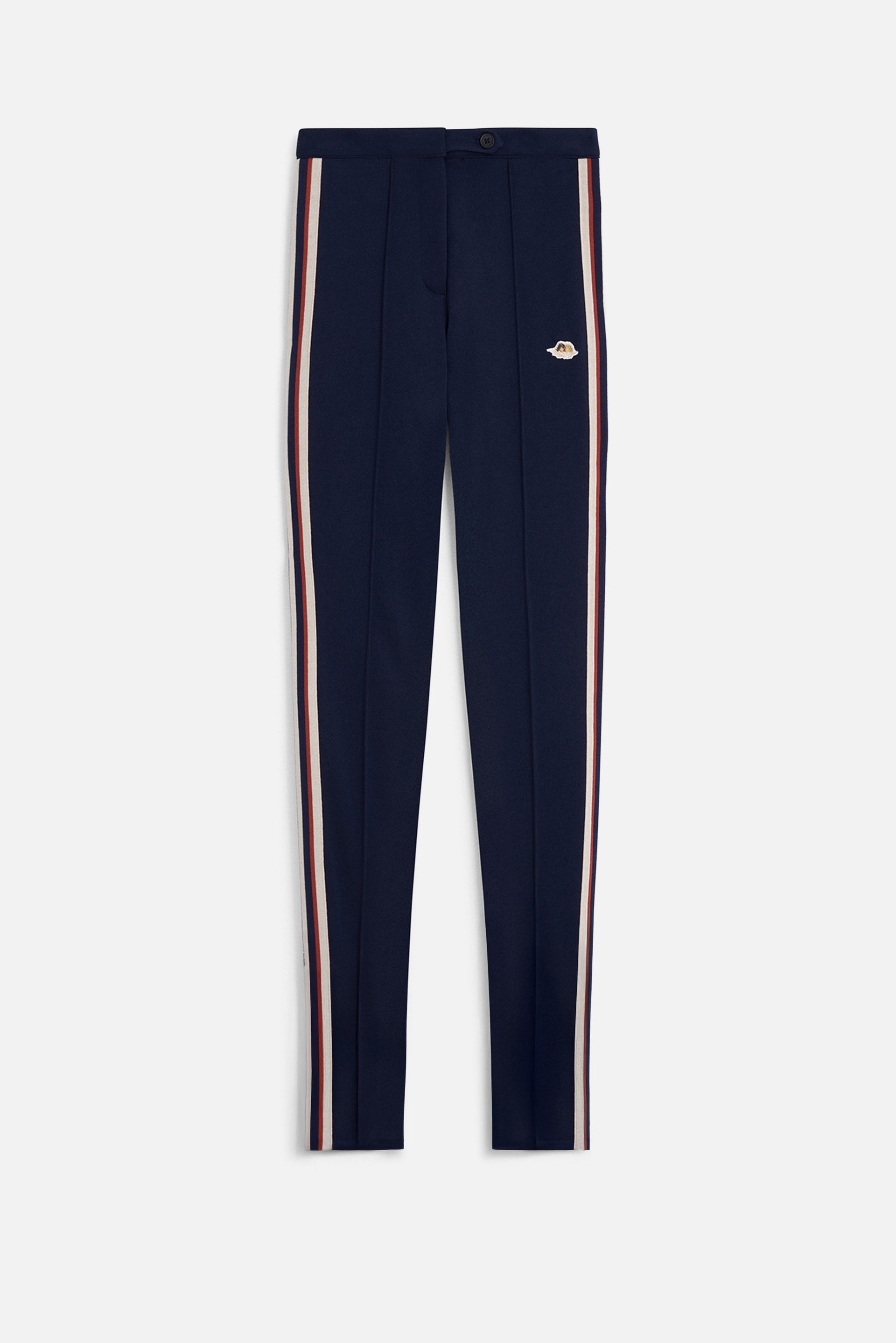 Stripe Angels Patch Leggings