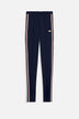 Stripe Angels Patch Leggings Navy