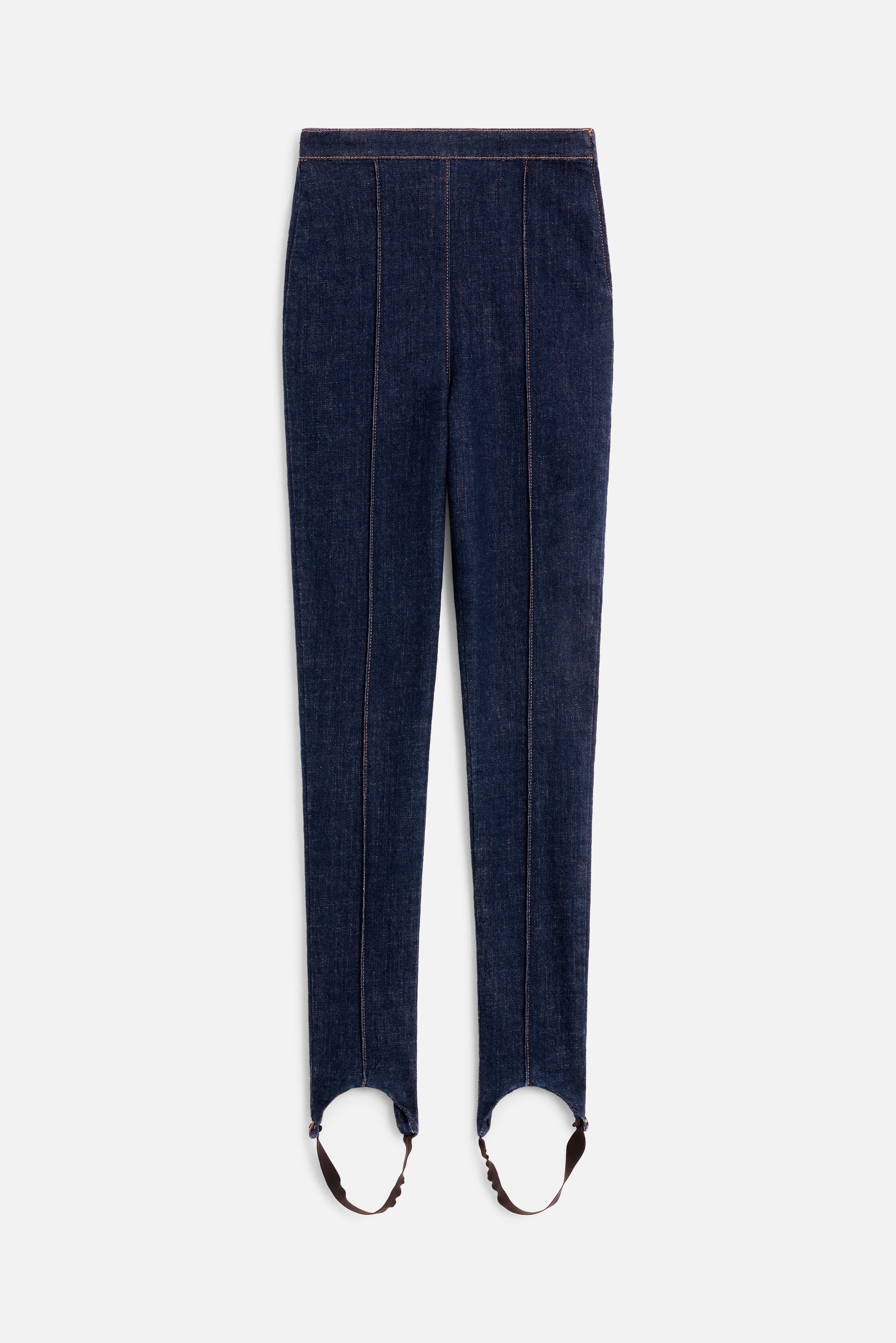 Double Star Patch Denim Leggings