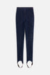 Double Star Patch Denim Leggings Navy