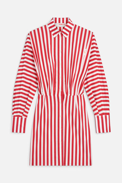 red and white polo dress Short polo dress