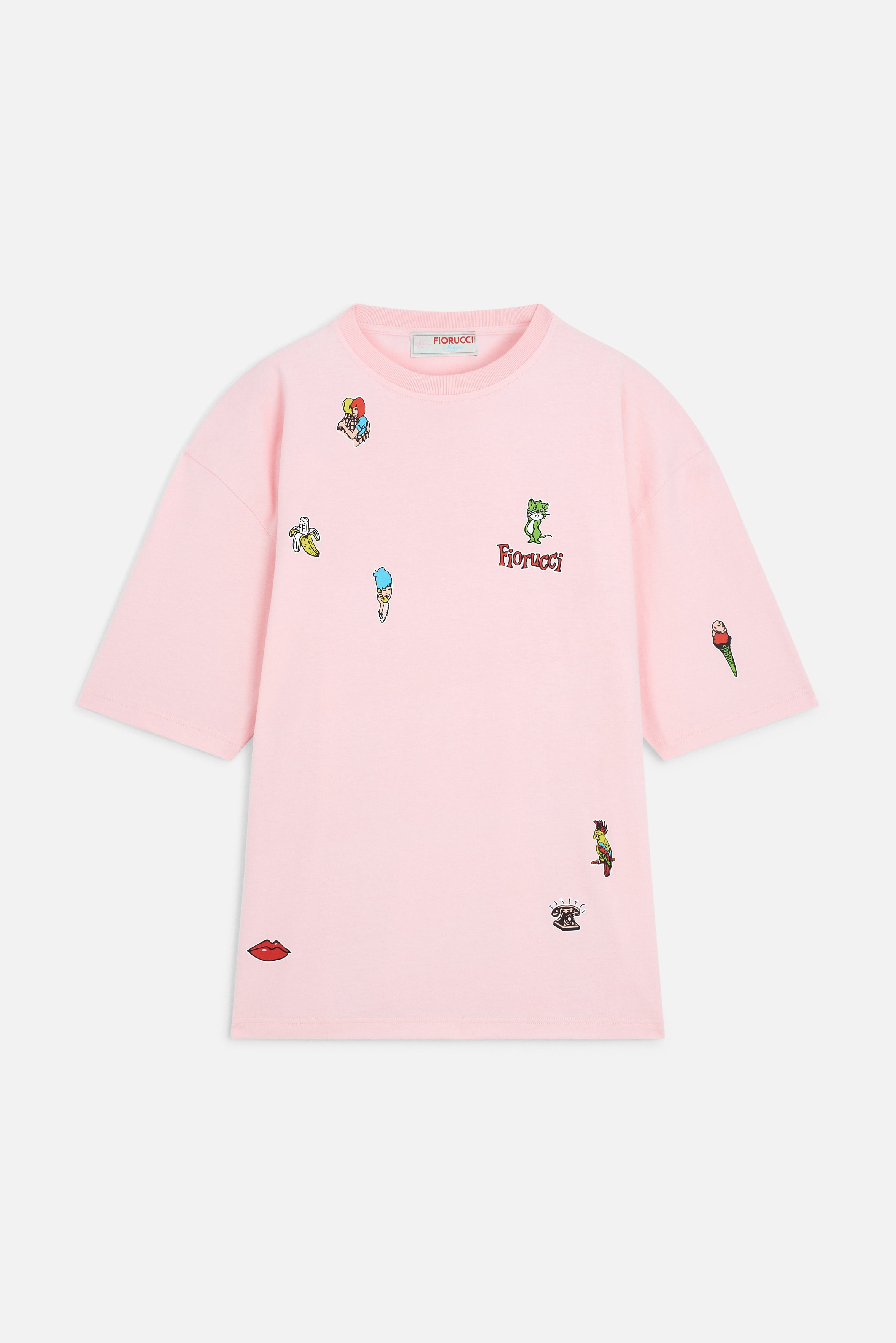 Toys Print Print Relaxed T-Shirt Pink