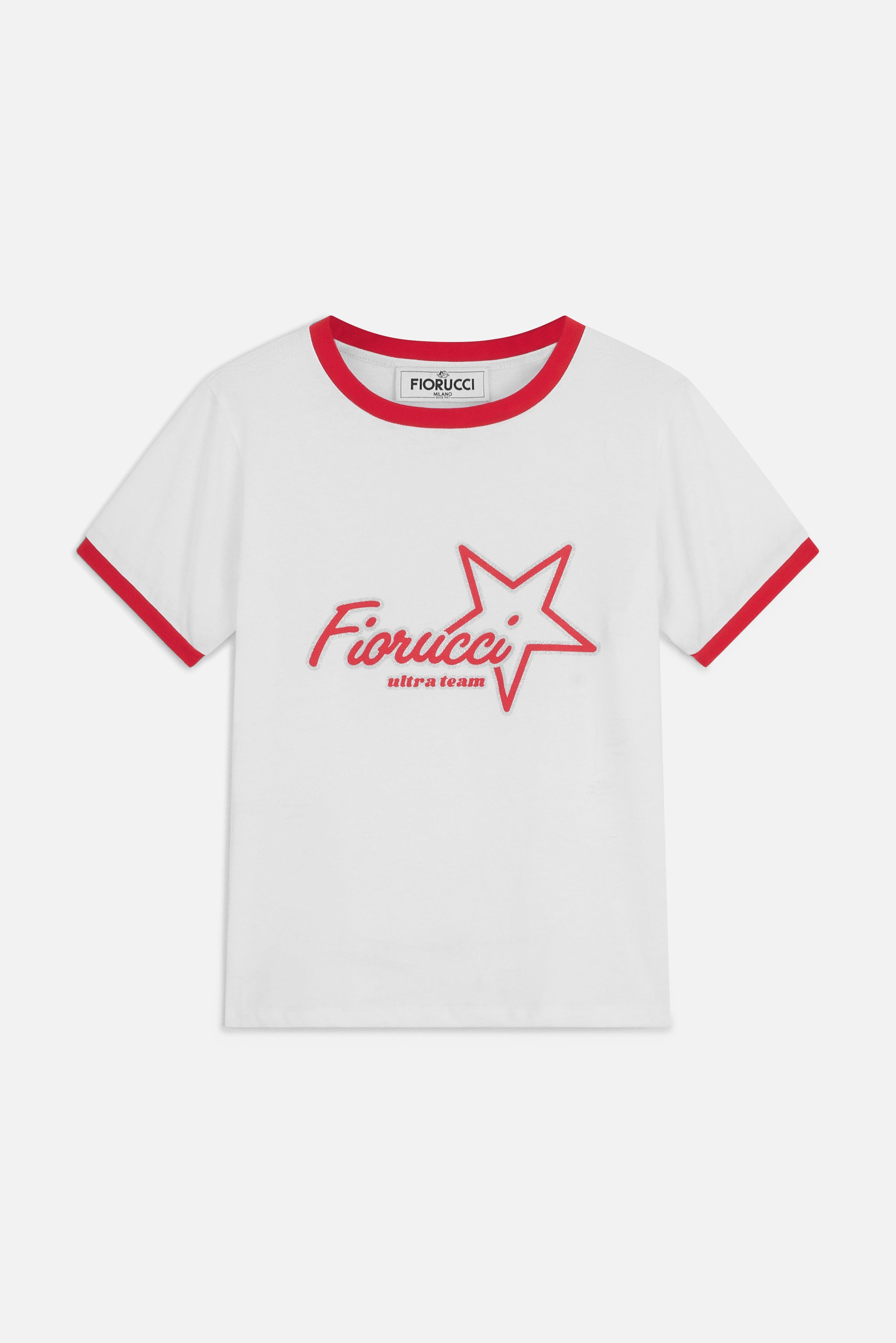 Ultra Team Glitter Star Logo Baby T-Shirt White