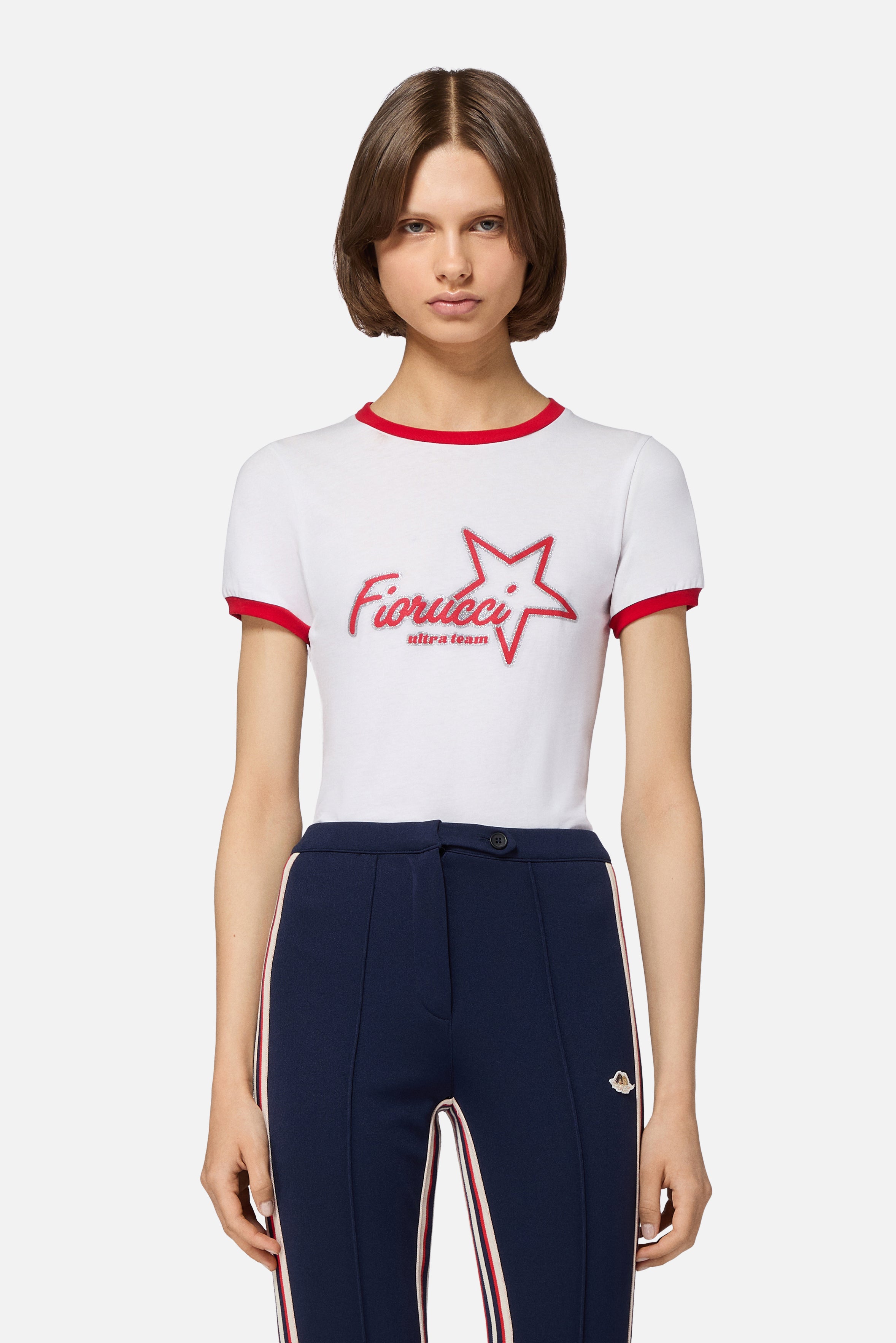 Ultra Team Glitter Star Logo Baby T-Shirt White