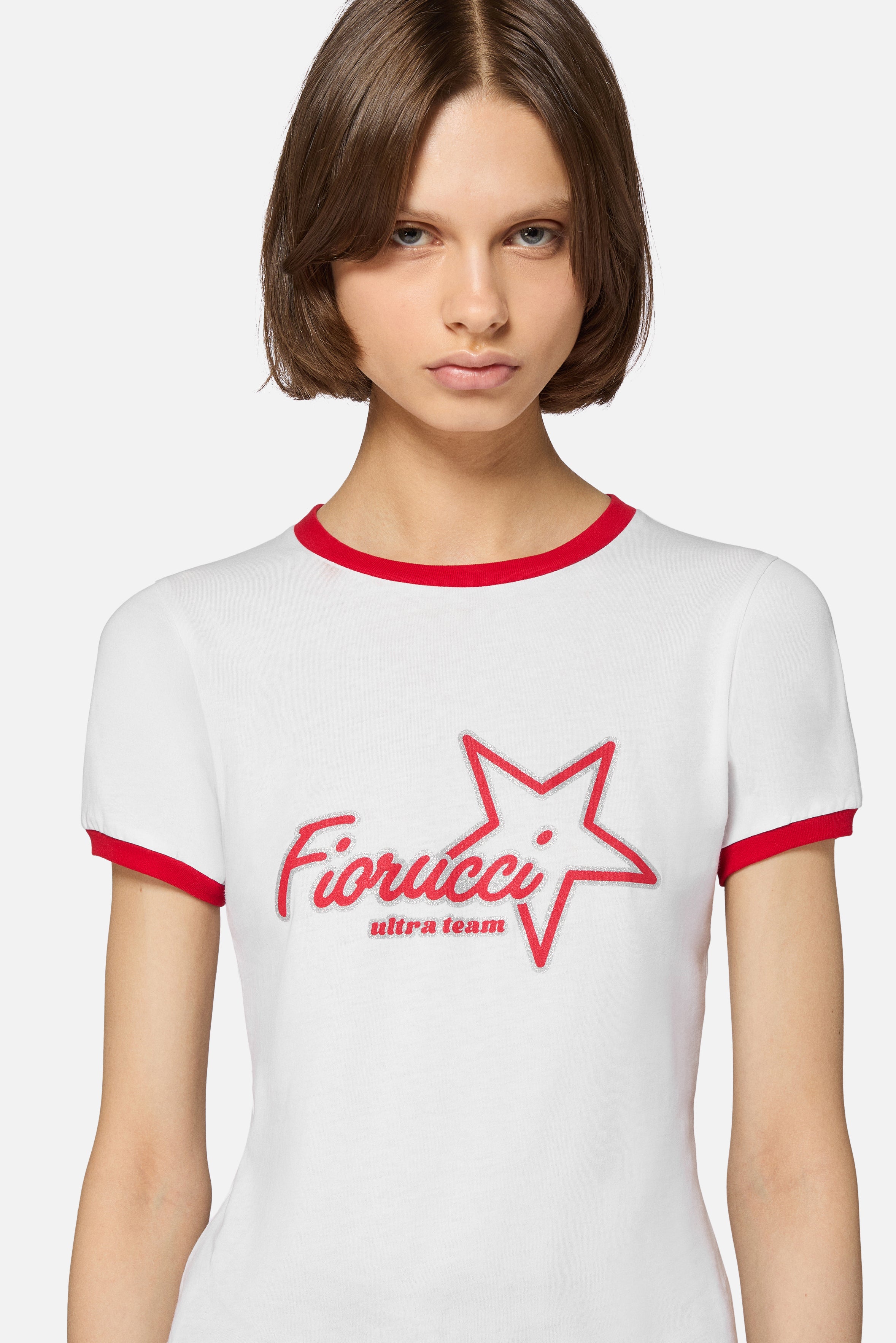 Ultra Team Glitter Star Logo Baby T-Shirt White