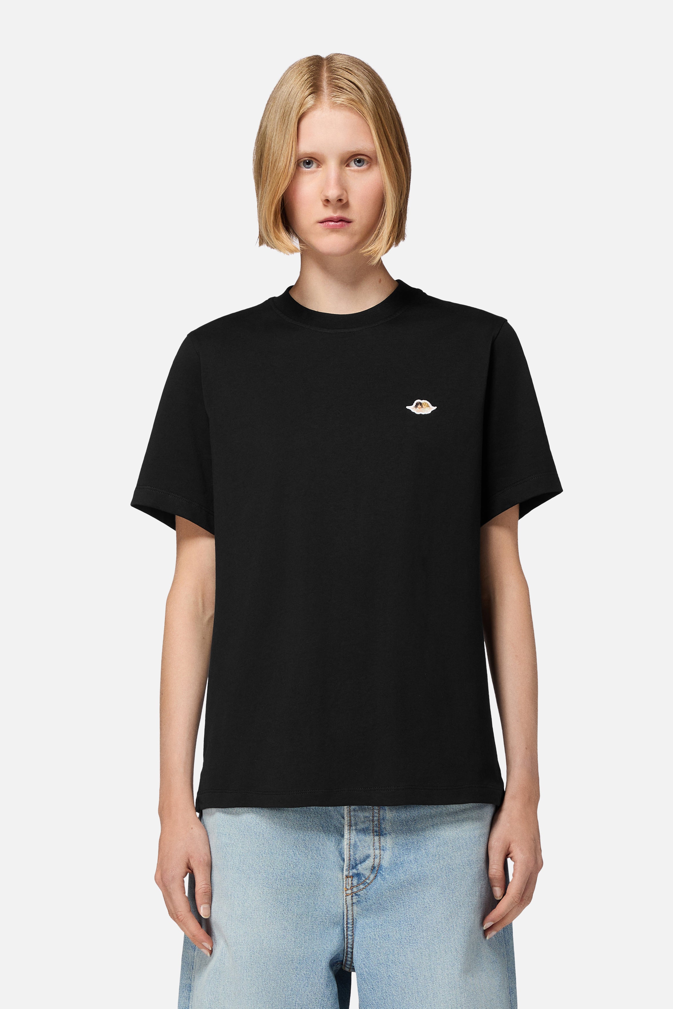Angels Patch Regular T-Shirt Black