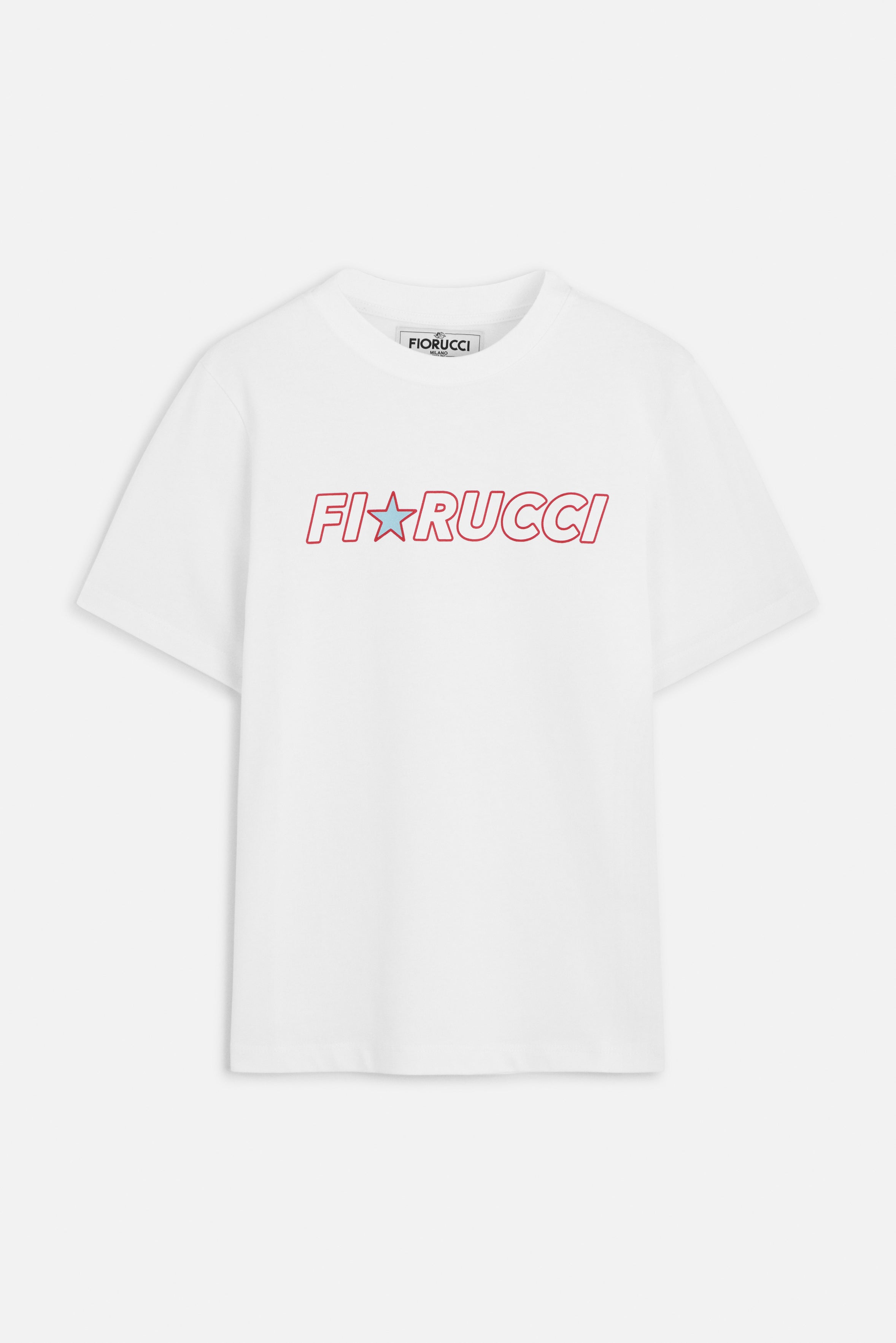 Star Logo Regular T-Shirt White | Fiorucci