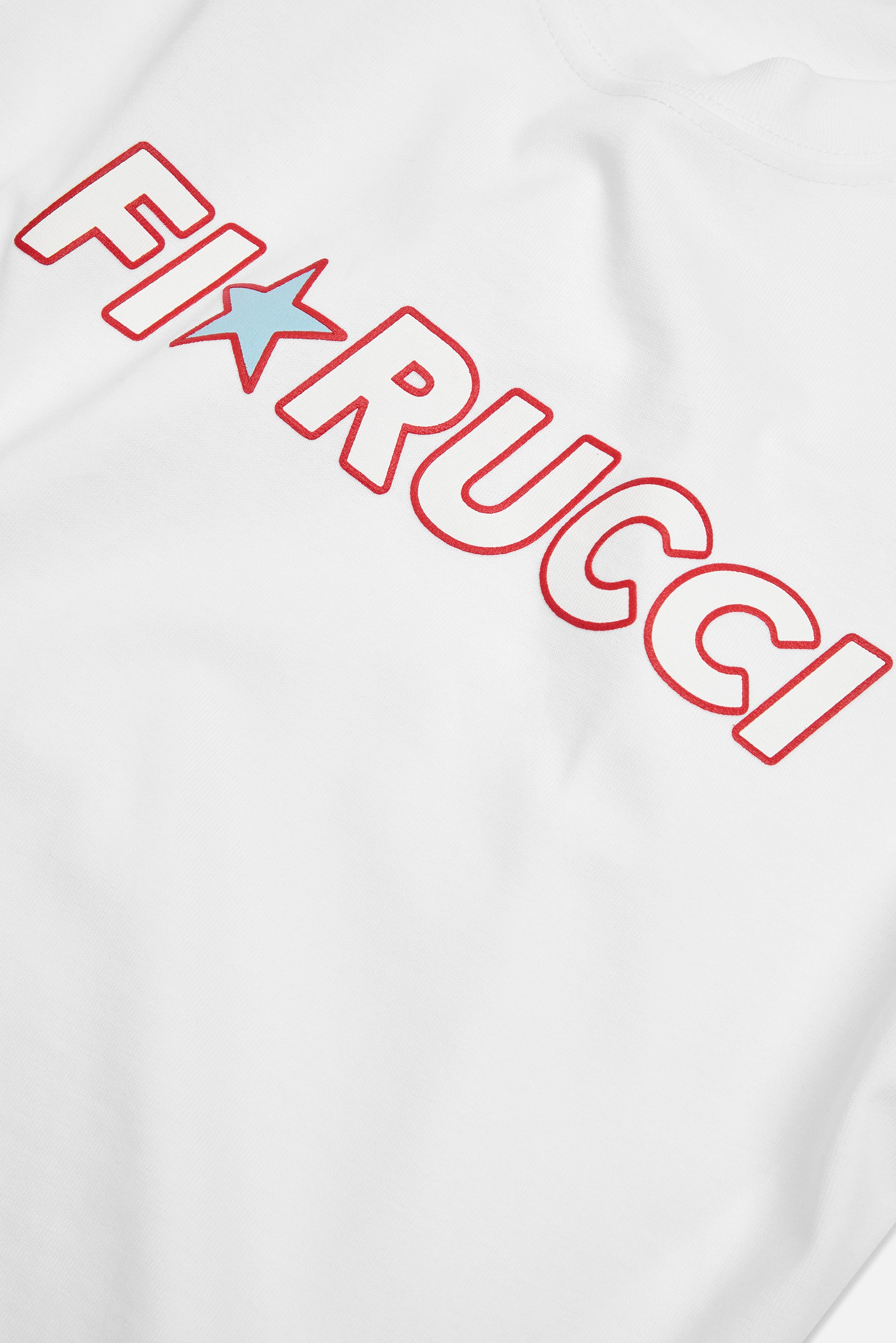 Star Logo Regular T-Shirt White | Fiorucci