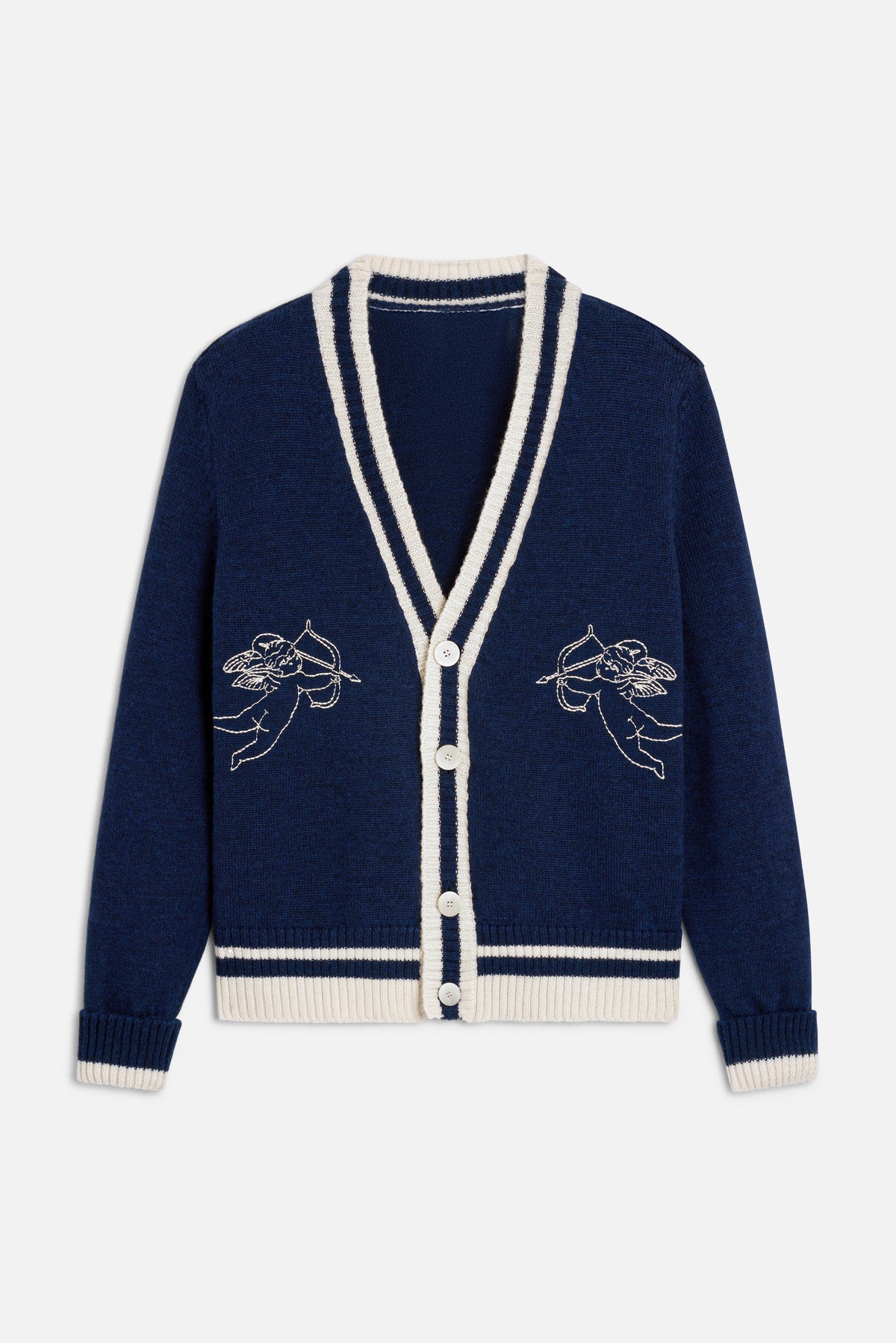 Double Cupid Wool Cardigan