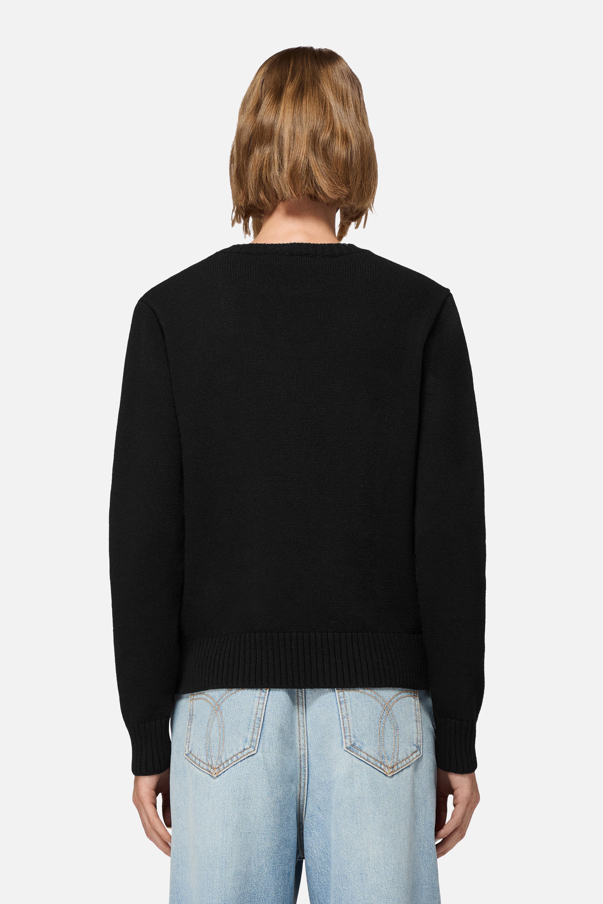 Angels Patch Merino Jumper Black