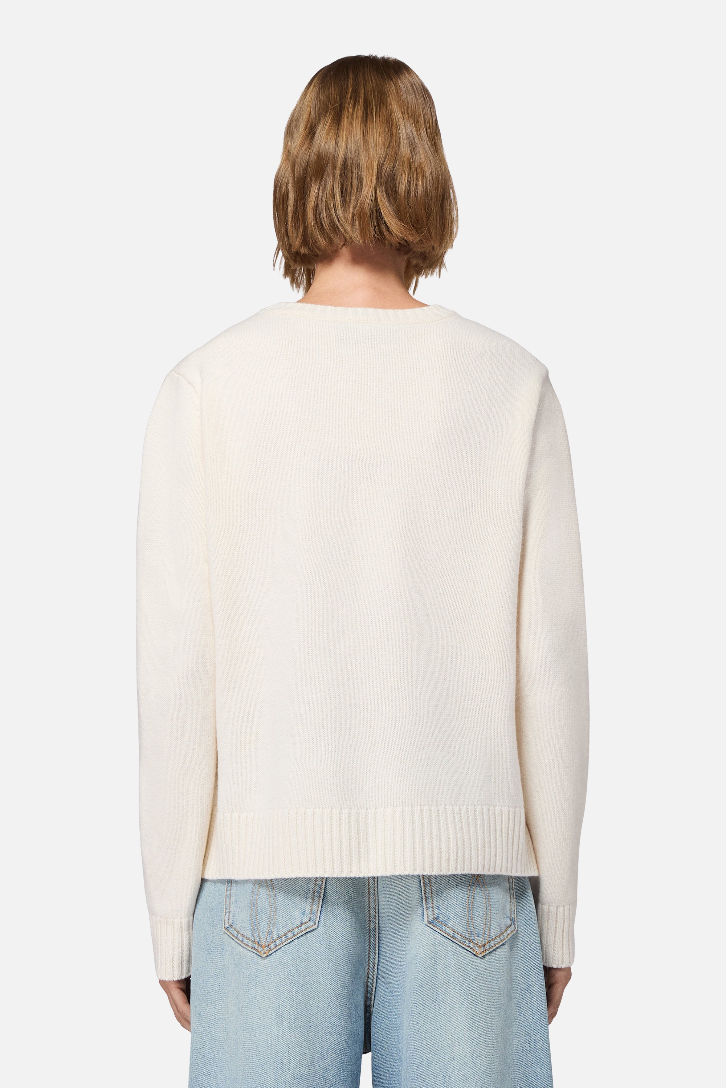 Angels Patch Merino Jumper Cream