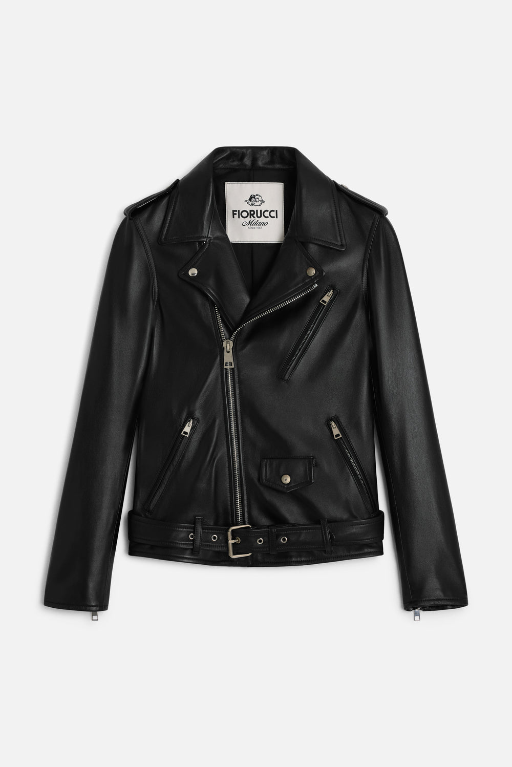 Rock Cupid Leather Jacket Black