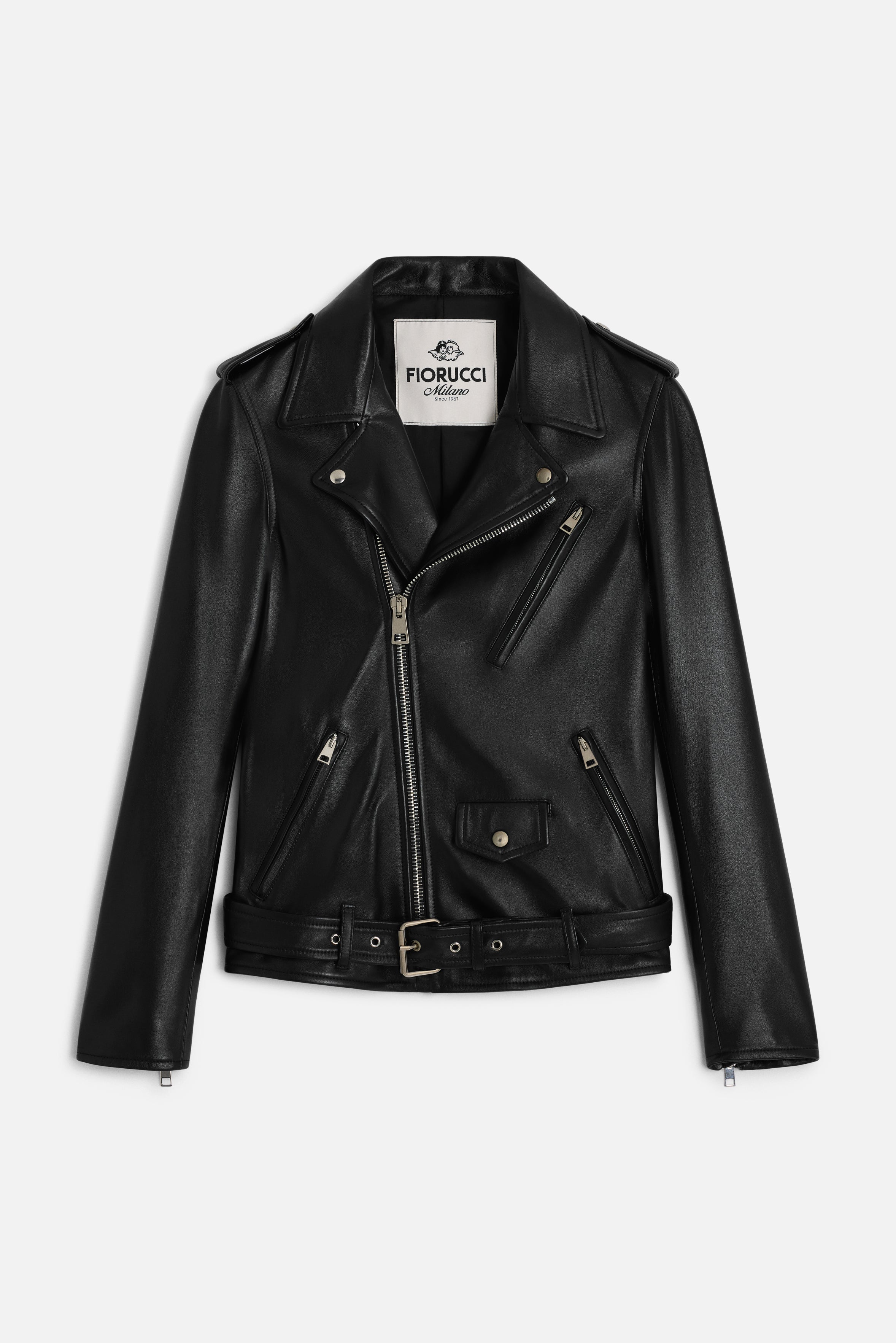Rock Cupid Leather Jacket Black