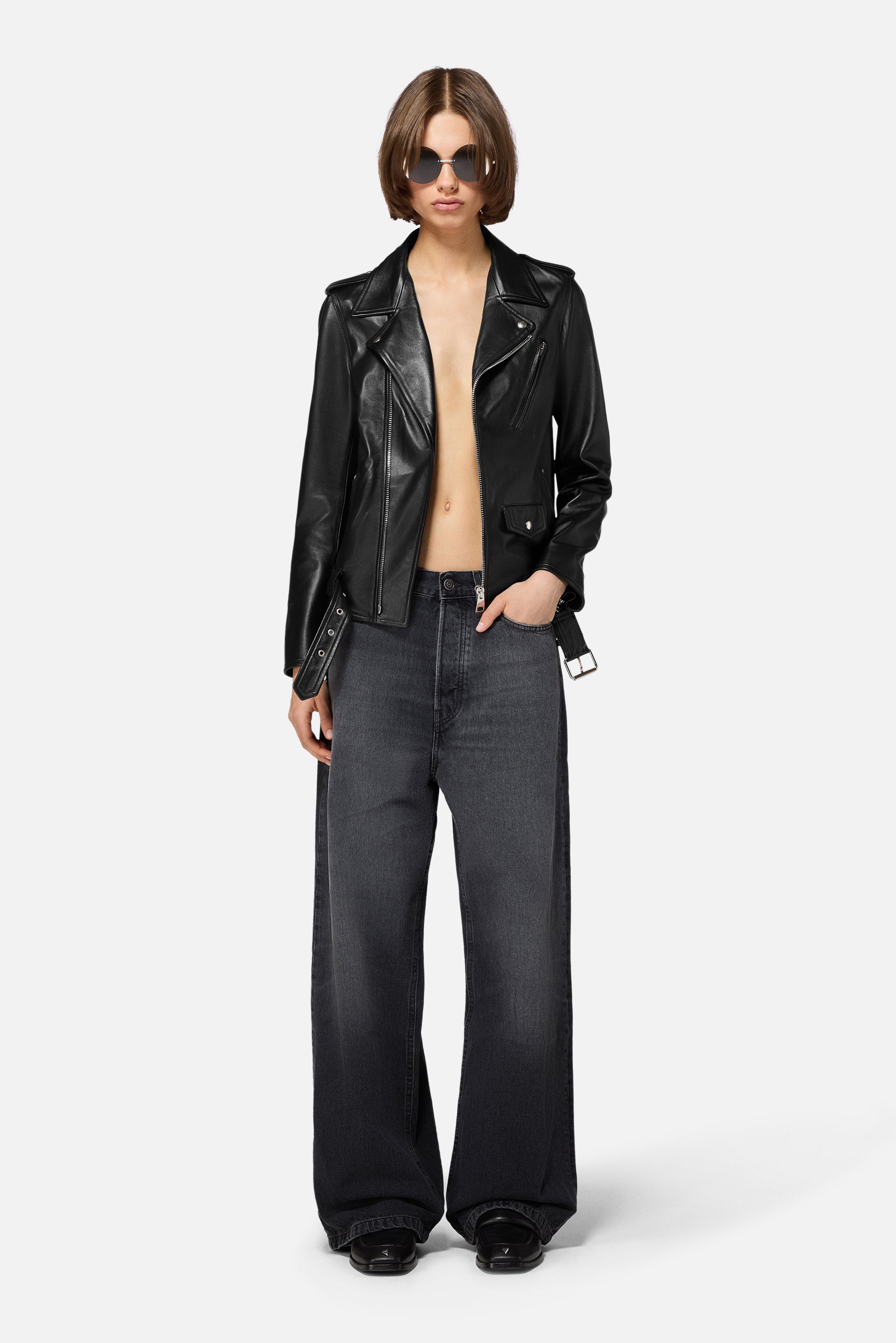 Rock Cupid Leather Jacket Black