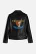 Rock Cupid Leather Jacket Black