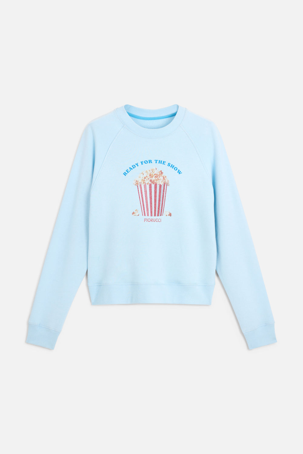 Popcorn Slim Sweatshirt Light Blue