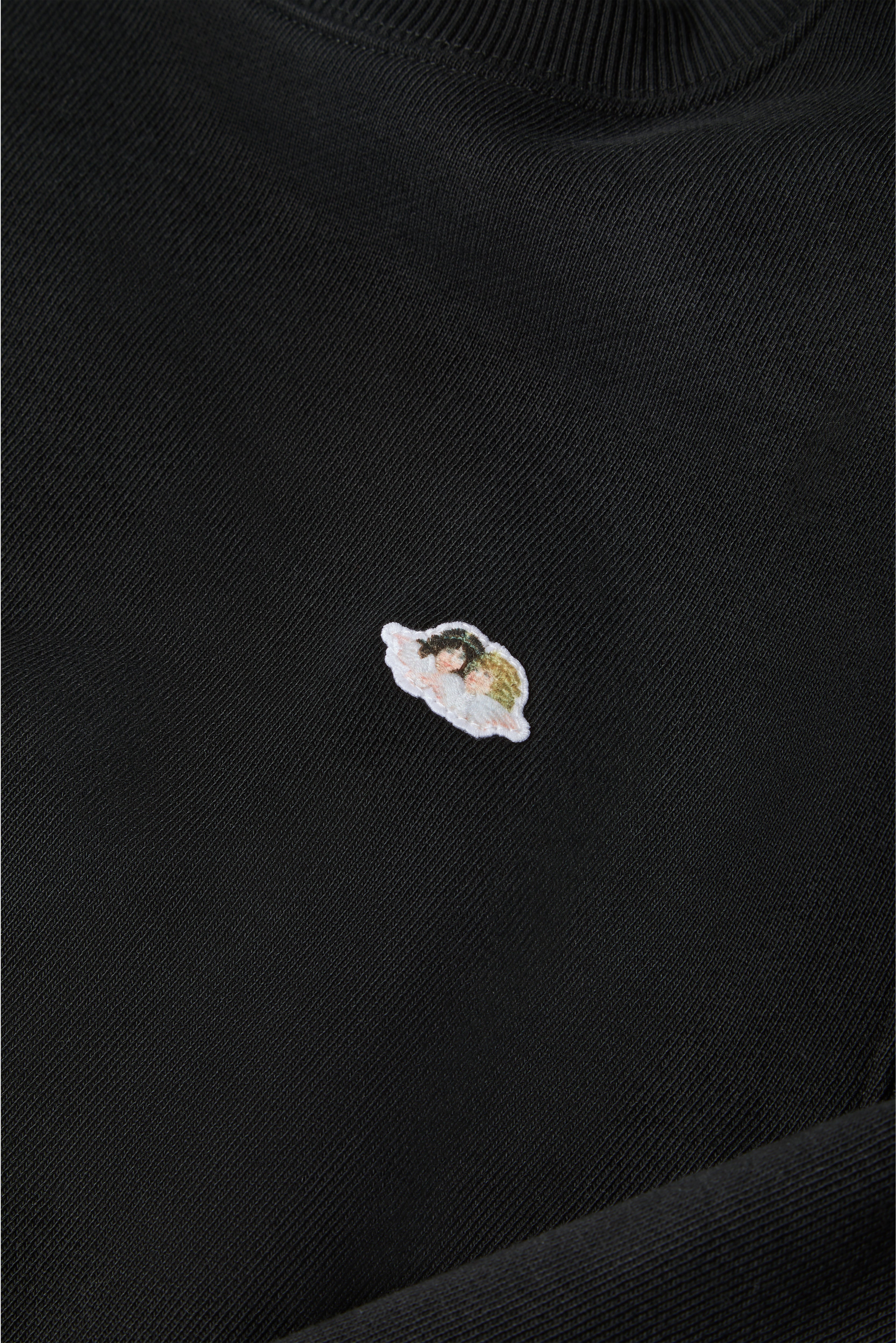 Angels Patch Regular Sweatshirt Black